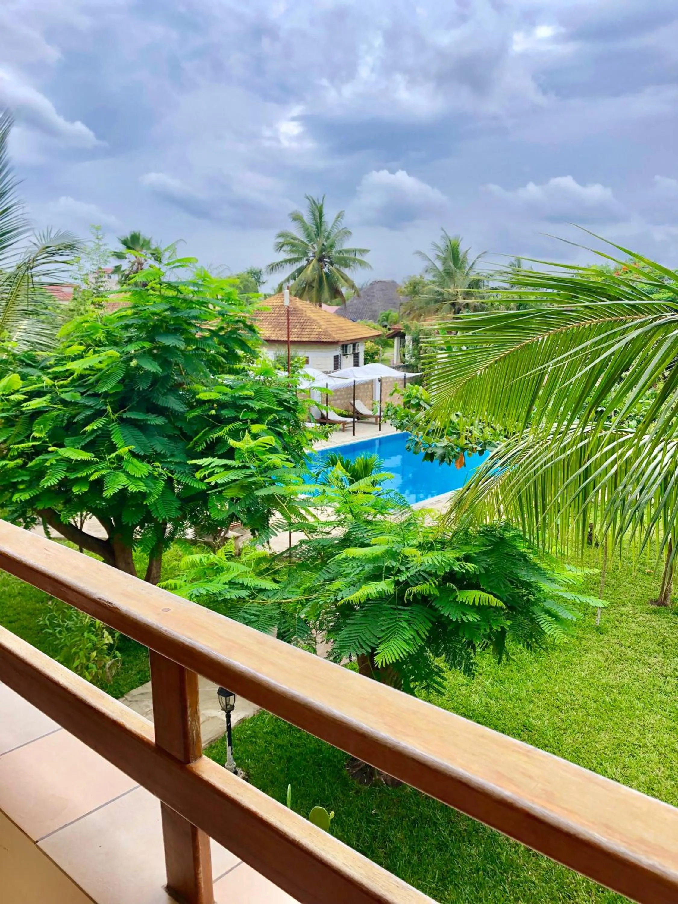 Garden view in Flametree Beach Homes