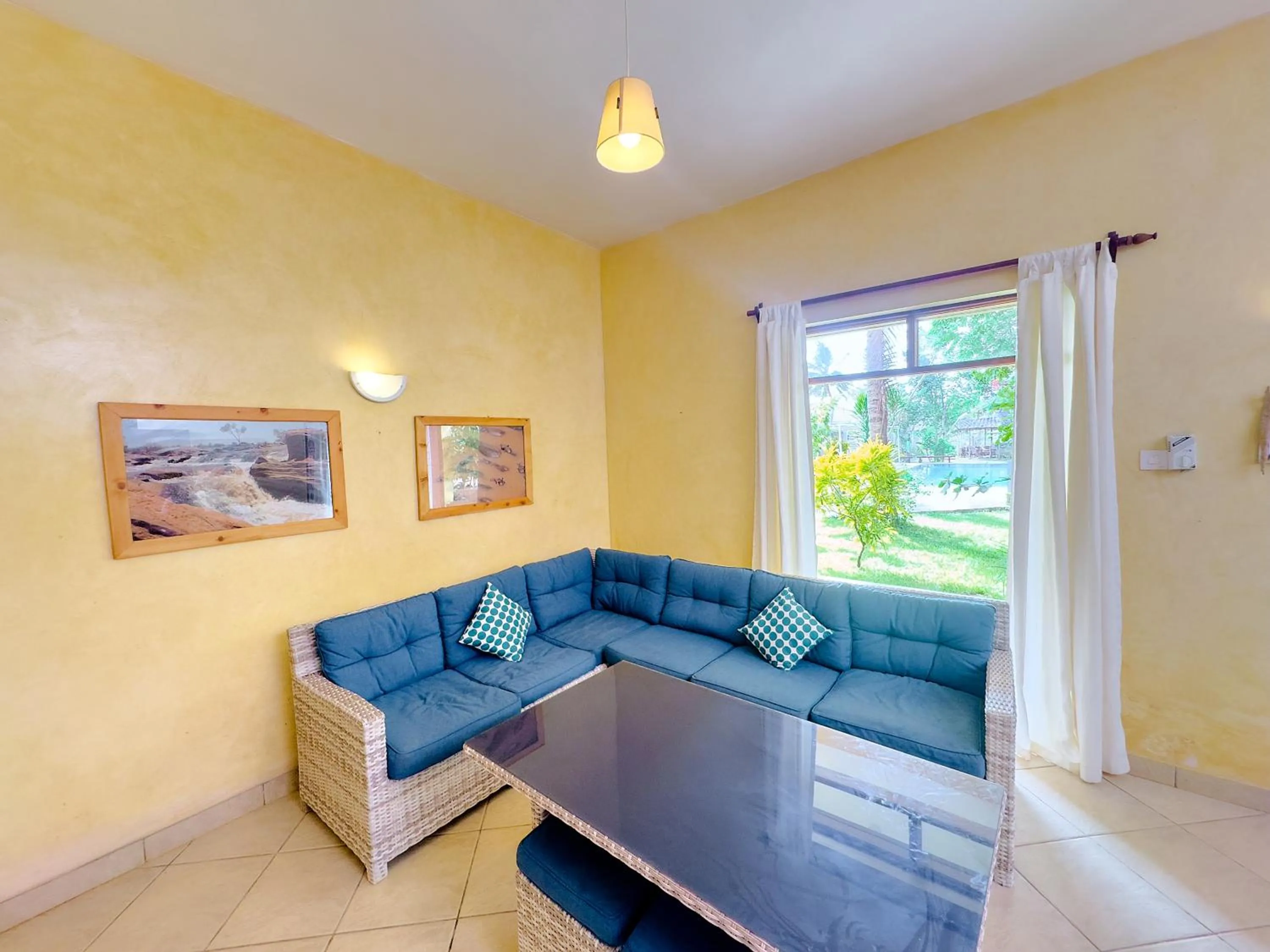 Living room in Flametree Beach Homes