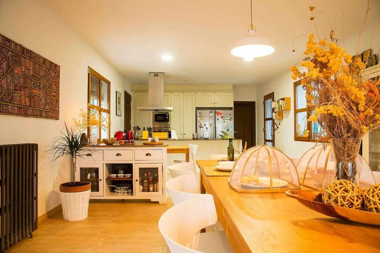 Kitchen or kitchenette in B&B Masía Aitona