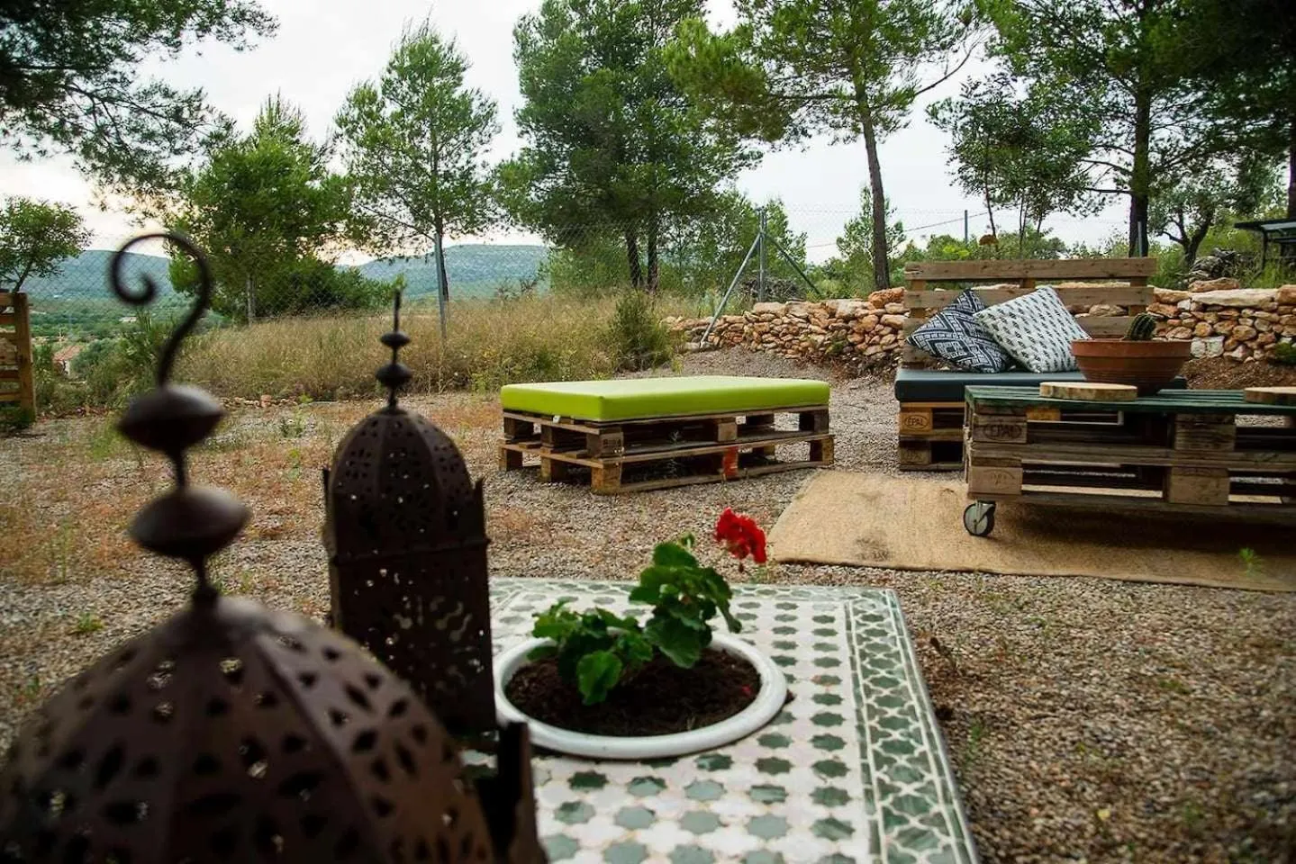 Garden in B&B Masía Aitona