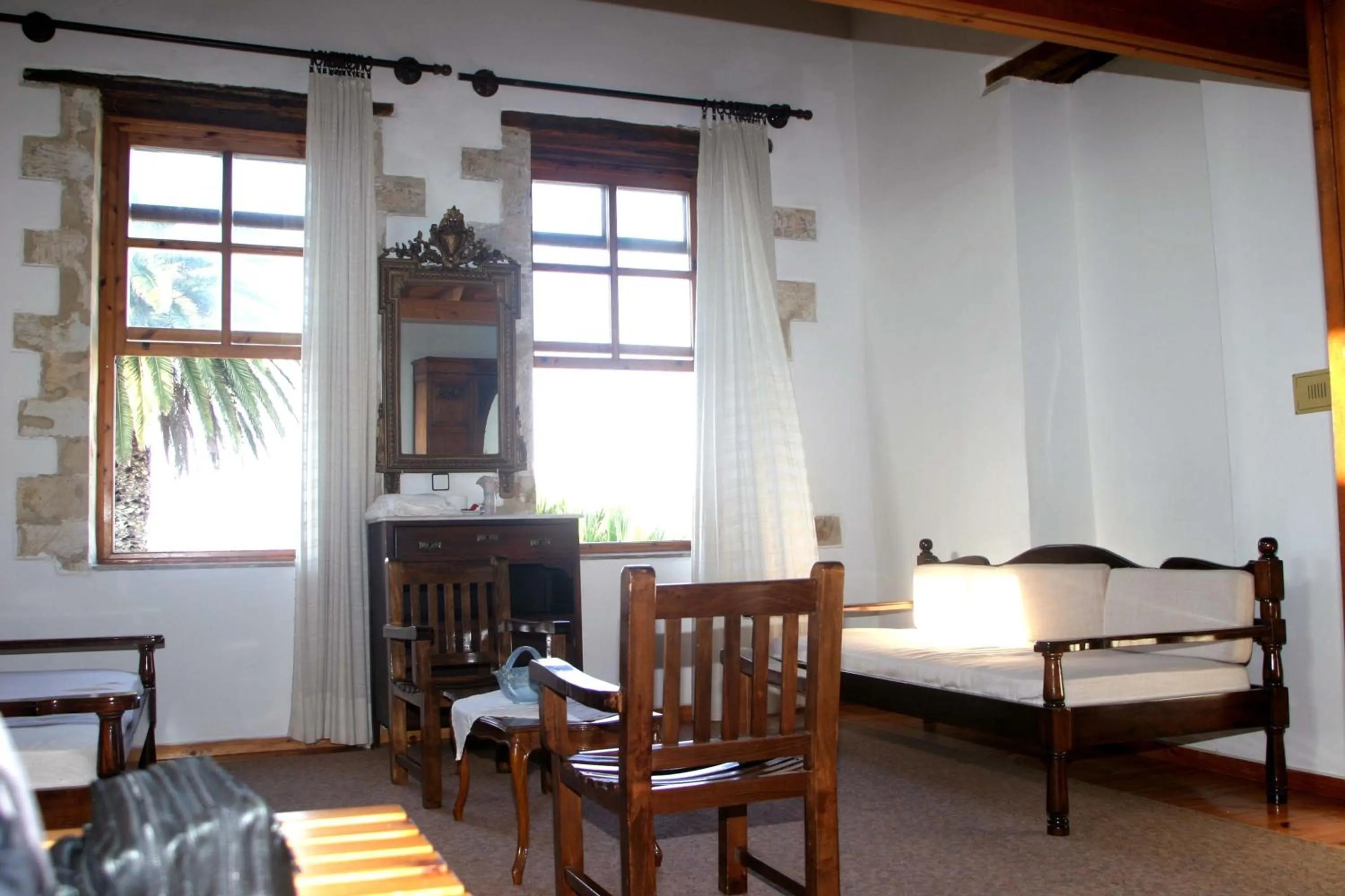 Seating area in Oasis Guesthouse