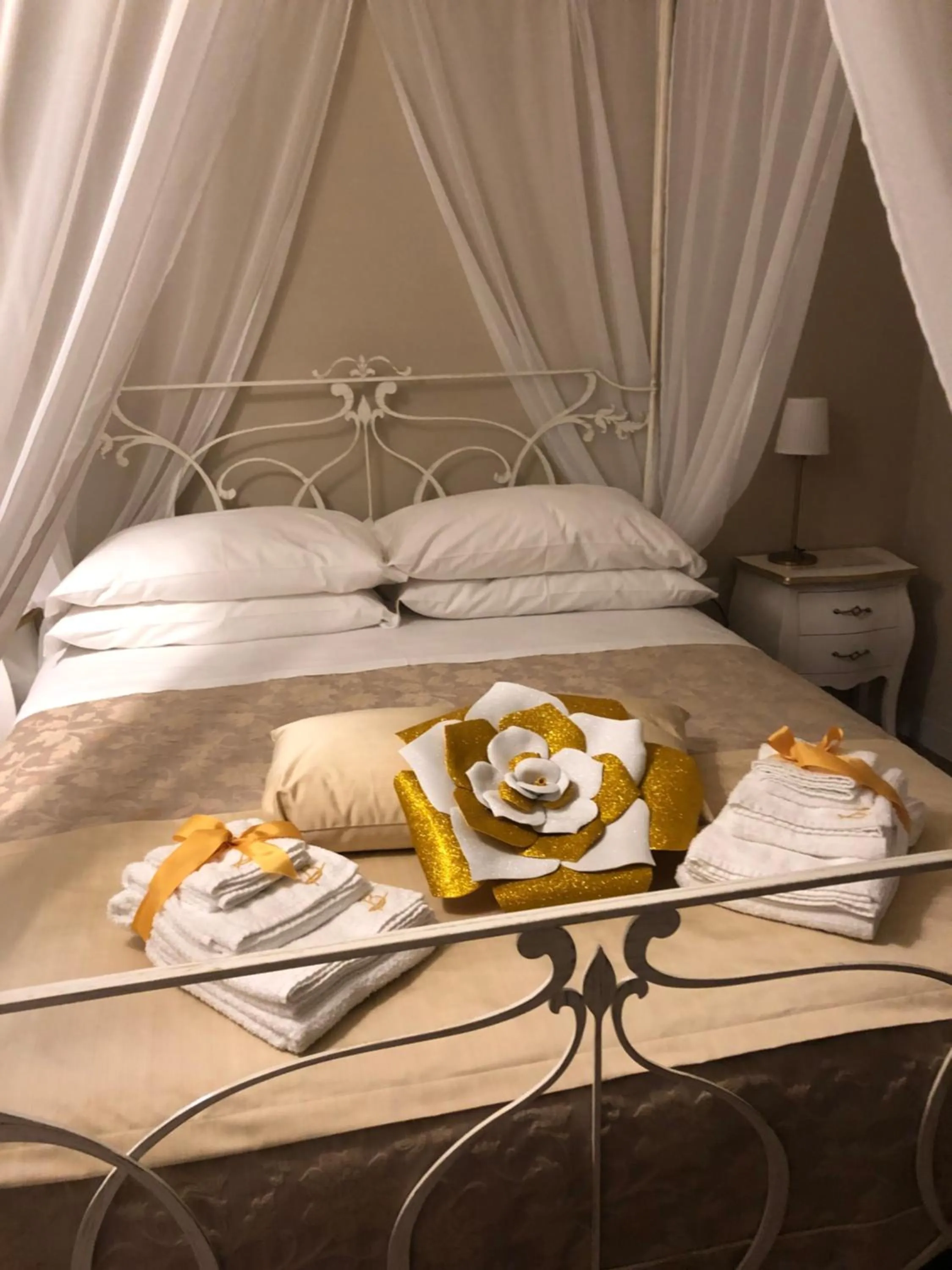 Bed in B&B Baronia Luxury Rooms