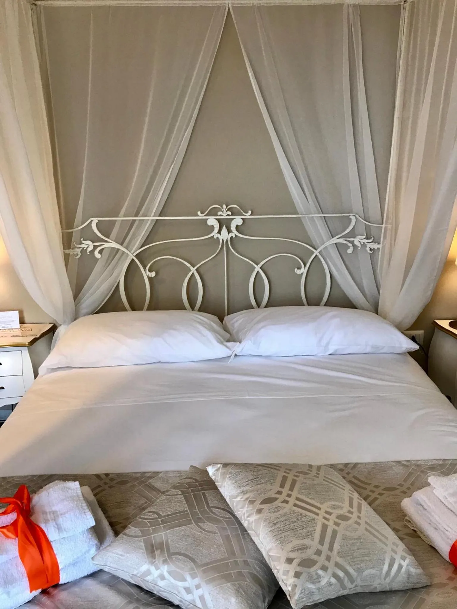 Bed in B&B Baronia Luxury Rooms
