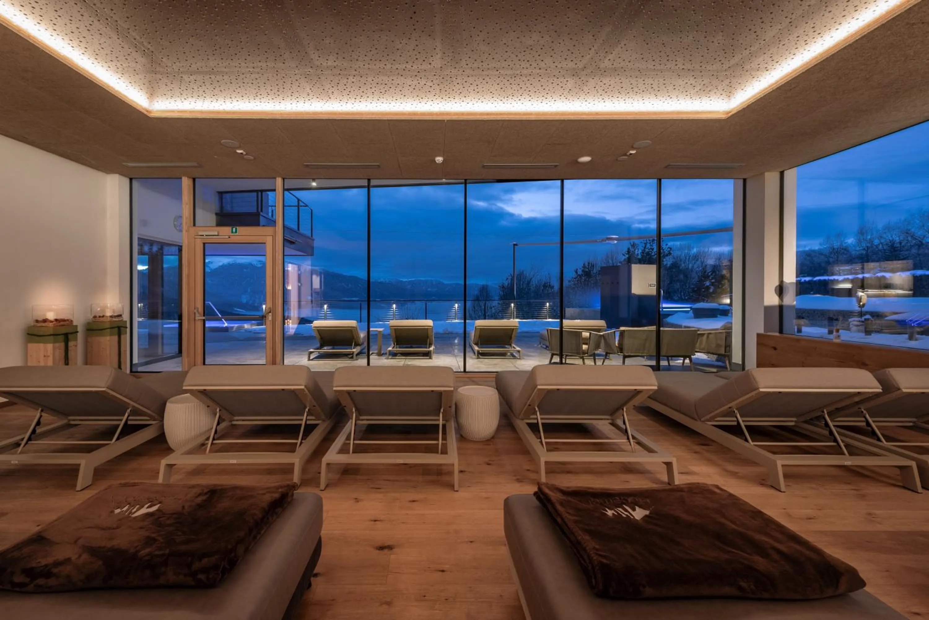 Spa and wellness centre/facilities in Panoramahotel Huberhof