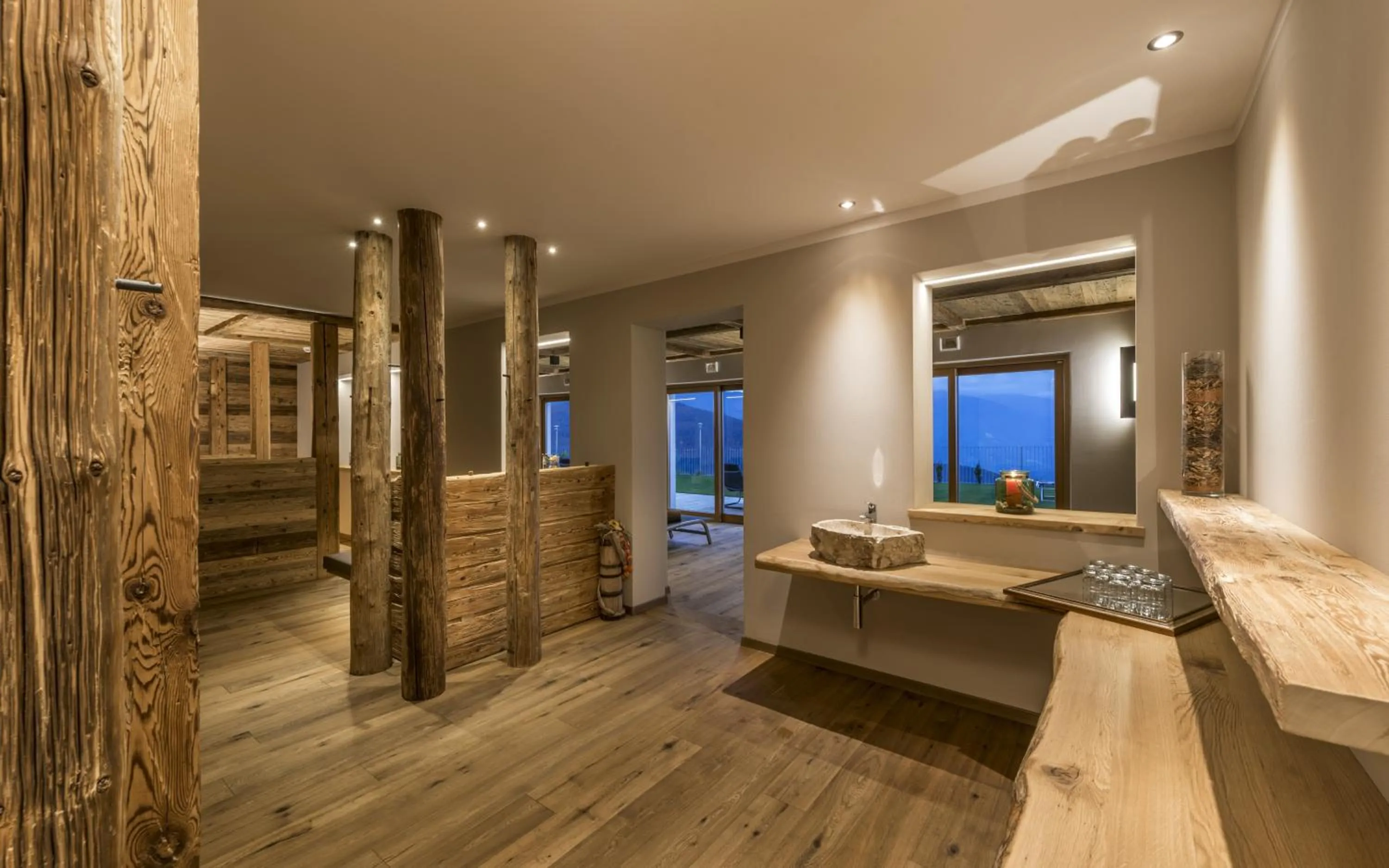 Sauna in Panoramahotel Huberhof