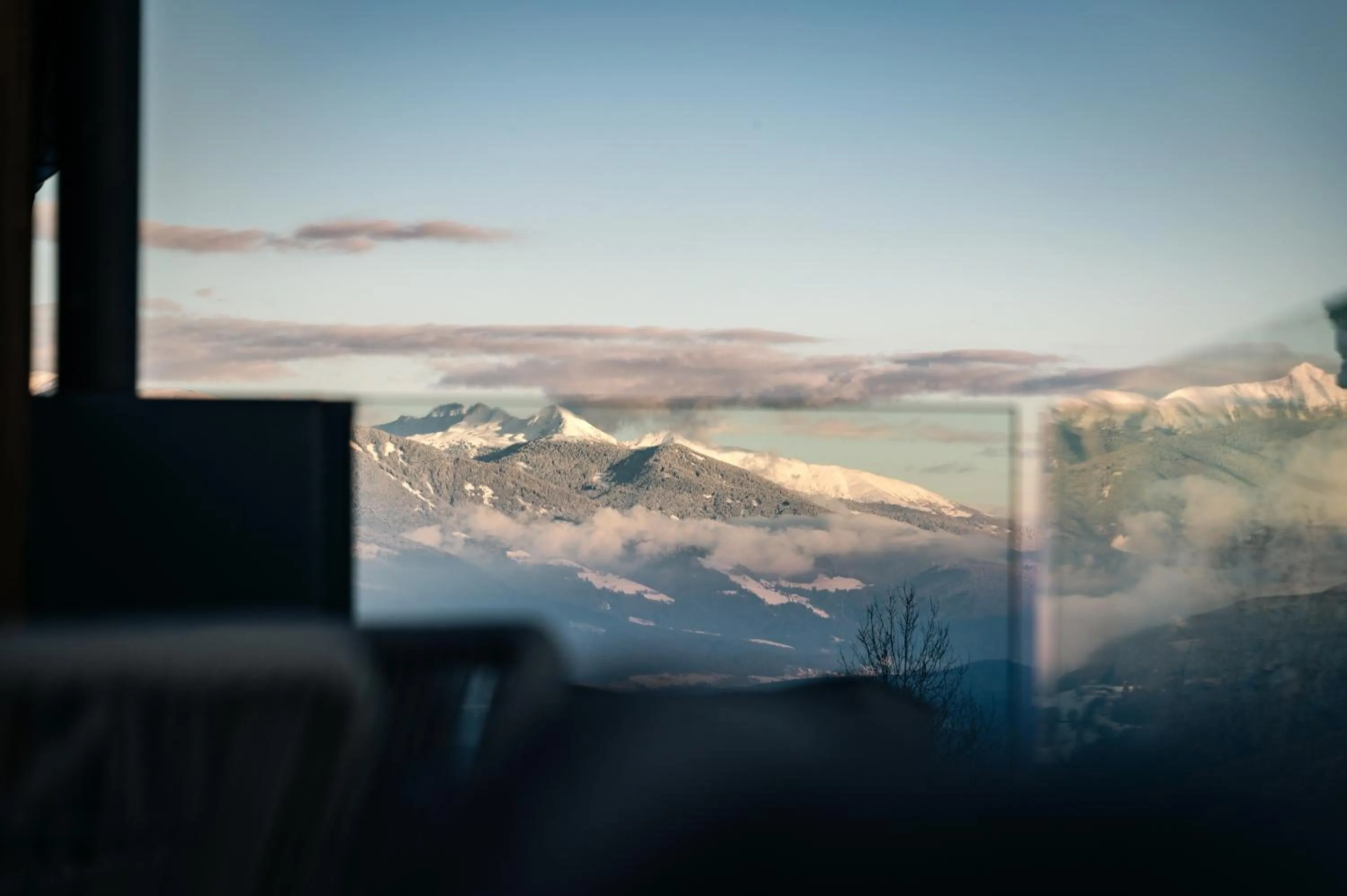 Mountain view in Panoramahotel Huberhof