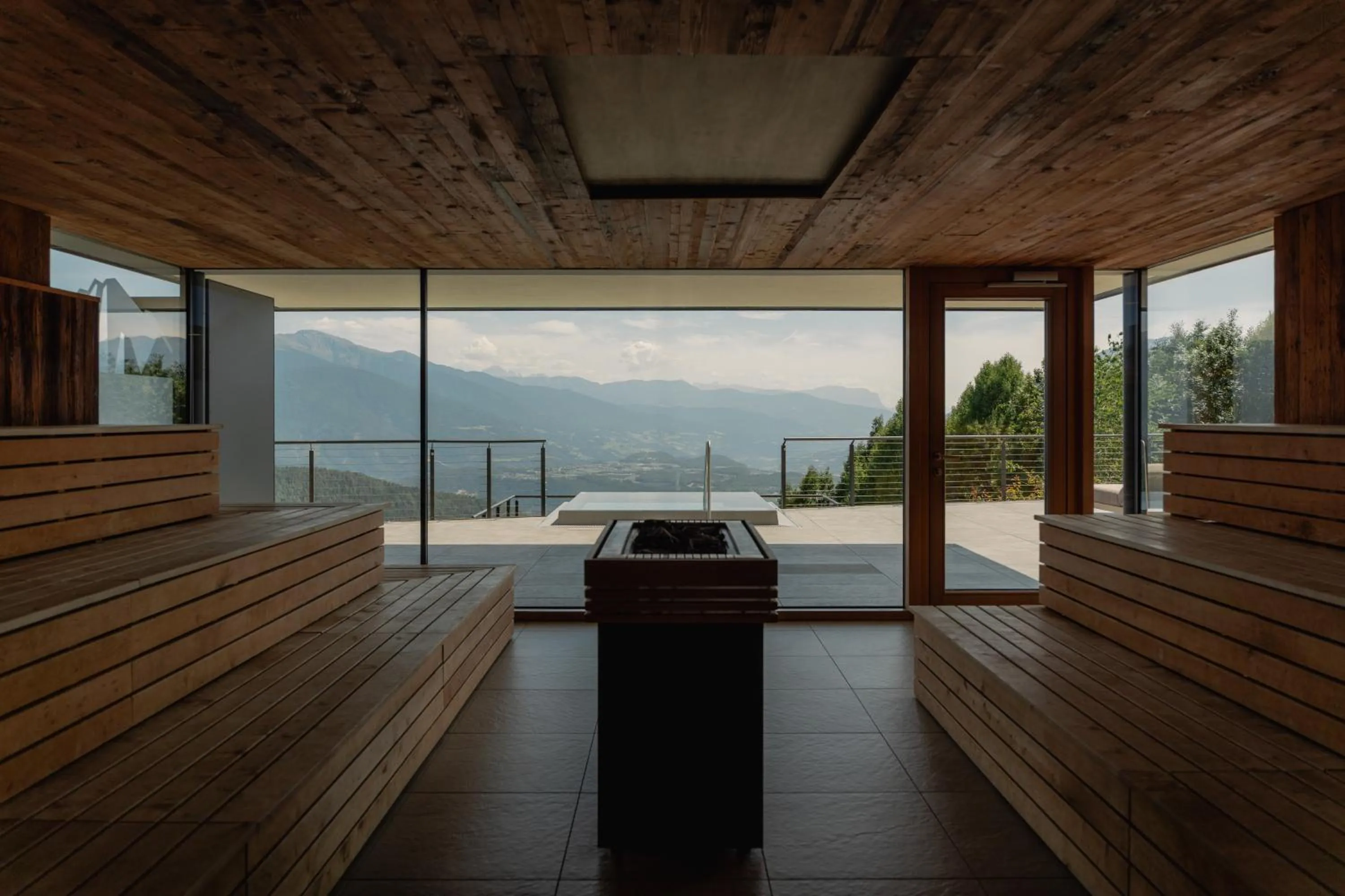 Sauna in Panoramahotel Huberhof