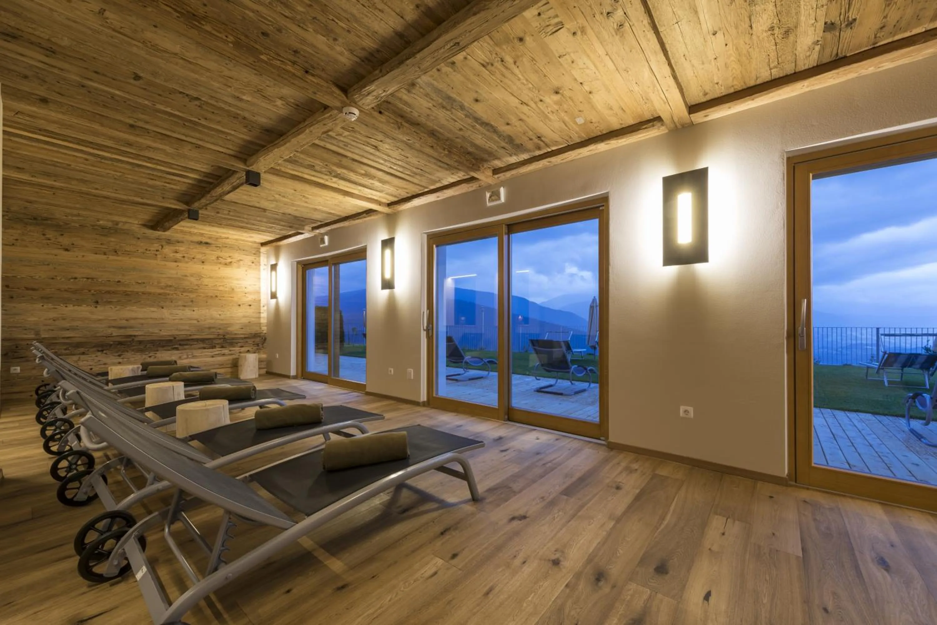 Sauna in Panoramahotel Huberhof