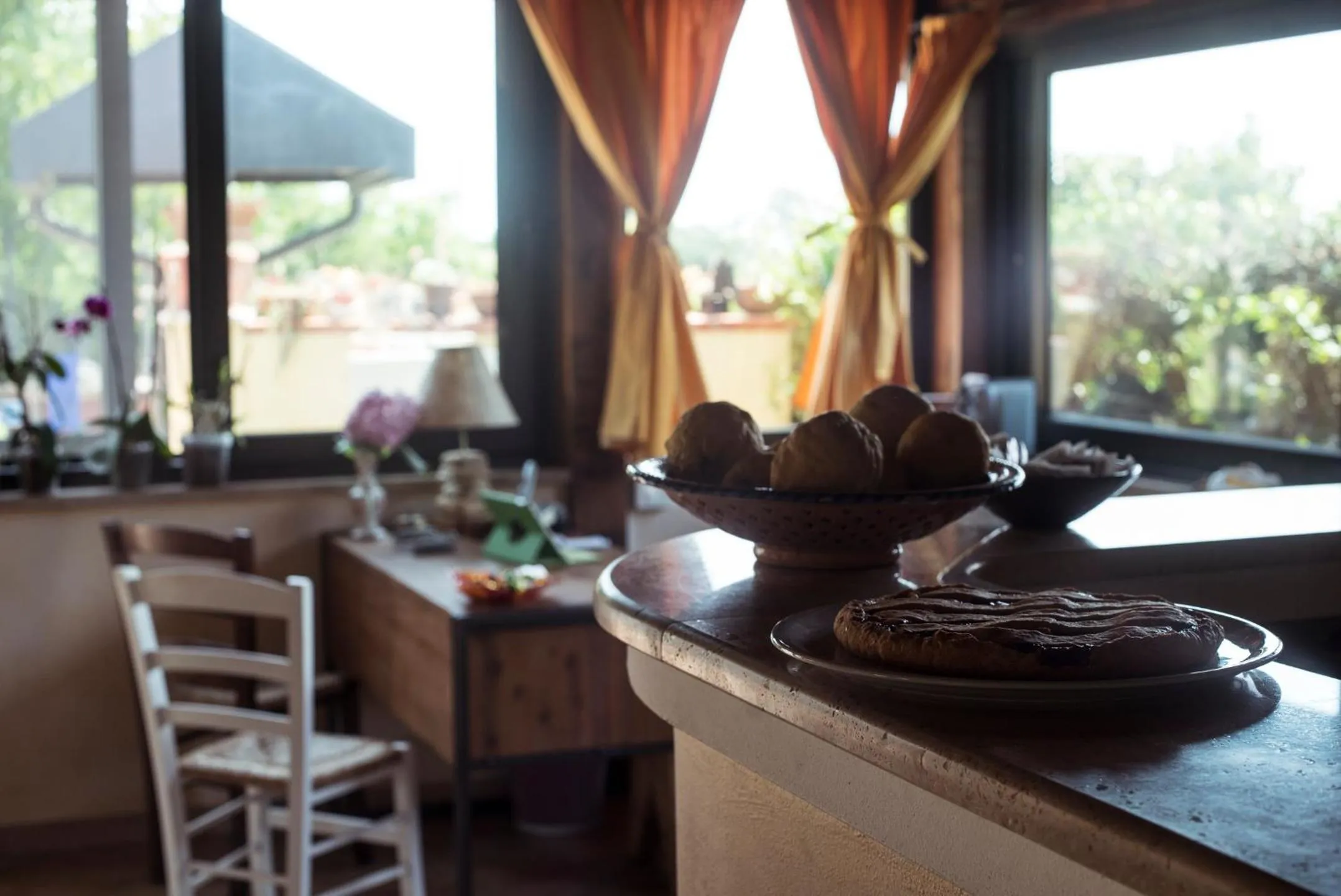 Lobby or reception in I Lecci Guesthouse