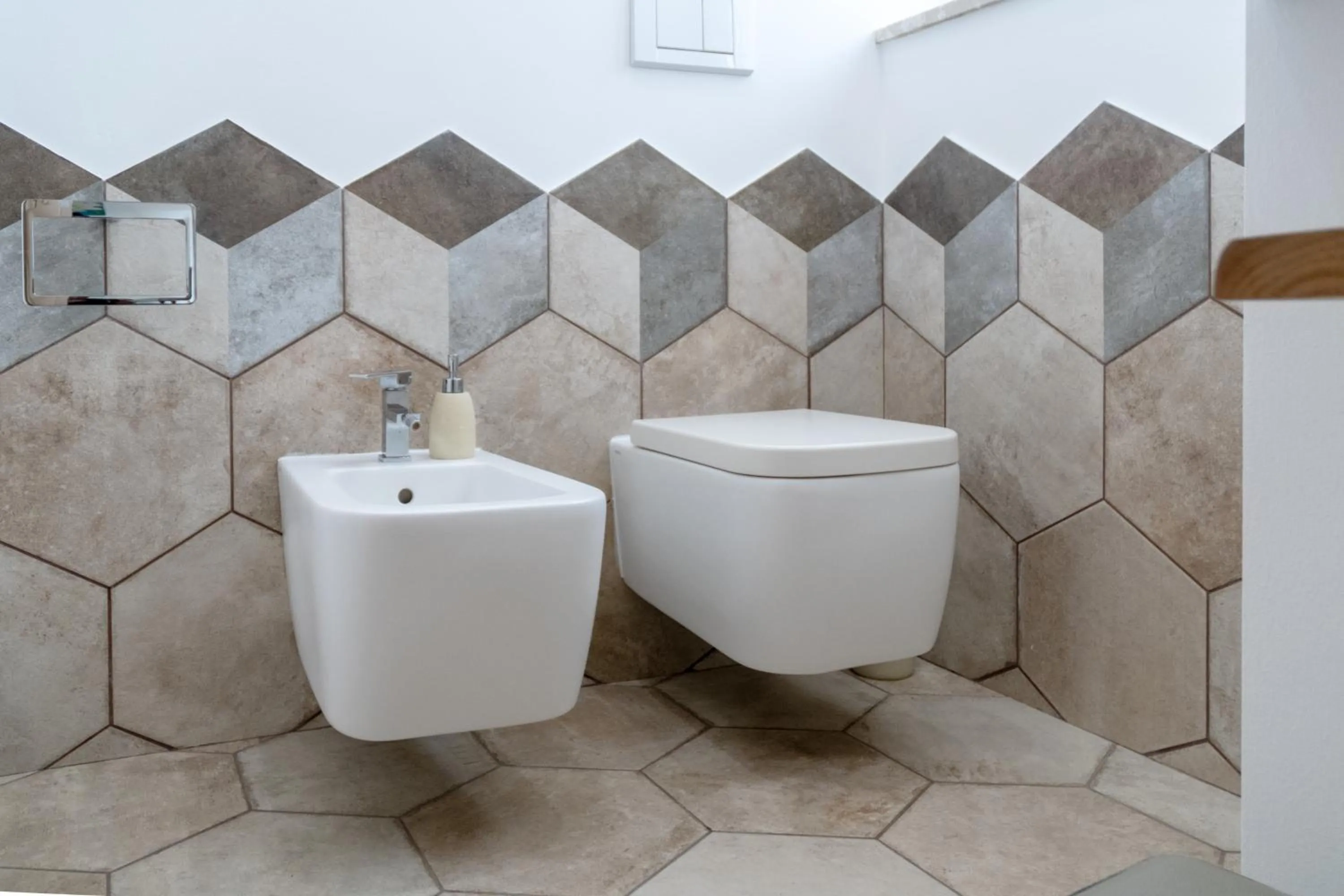 Toilet in I Lecci Guesthouse