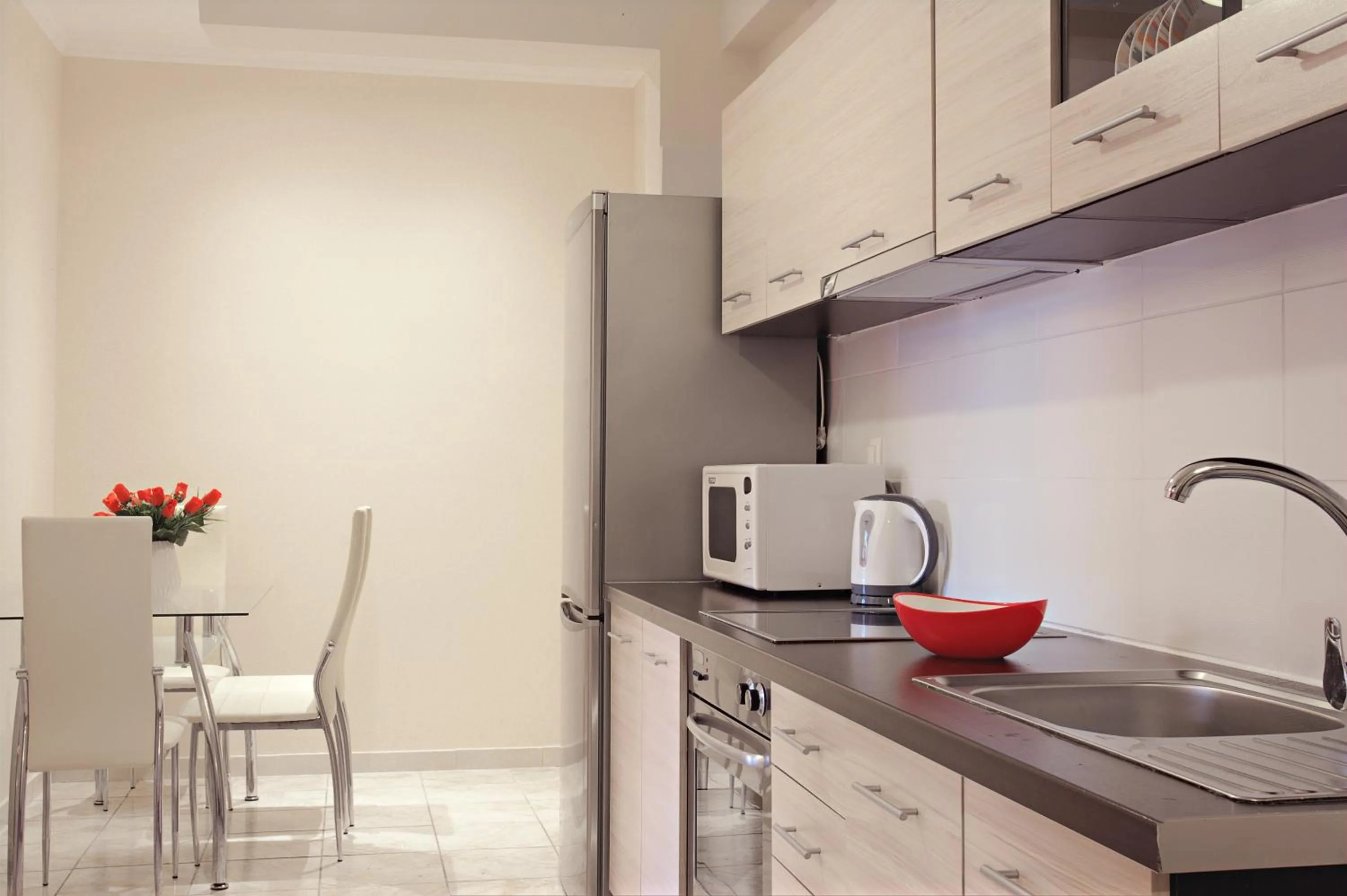 Kitchen or kitchenette in Spiridoula's Apartments Corfu