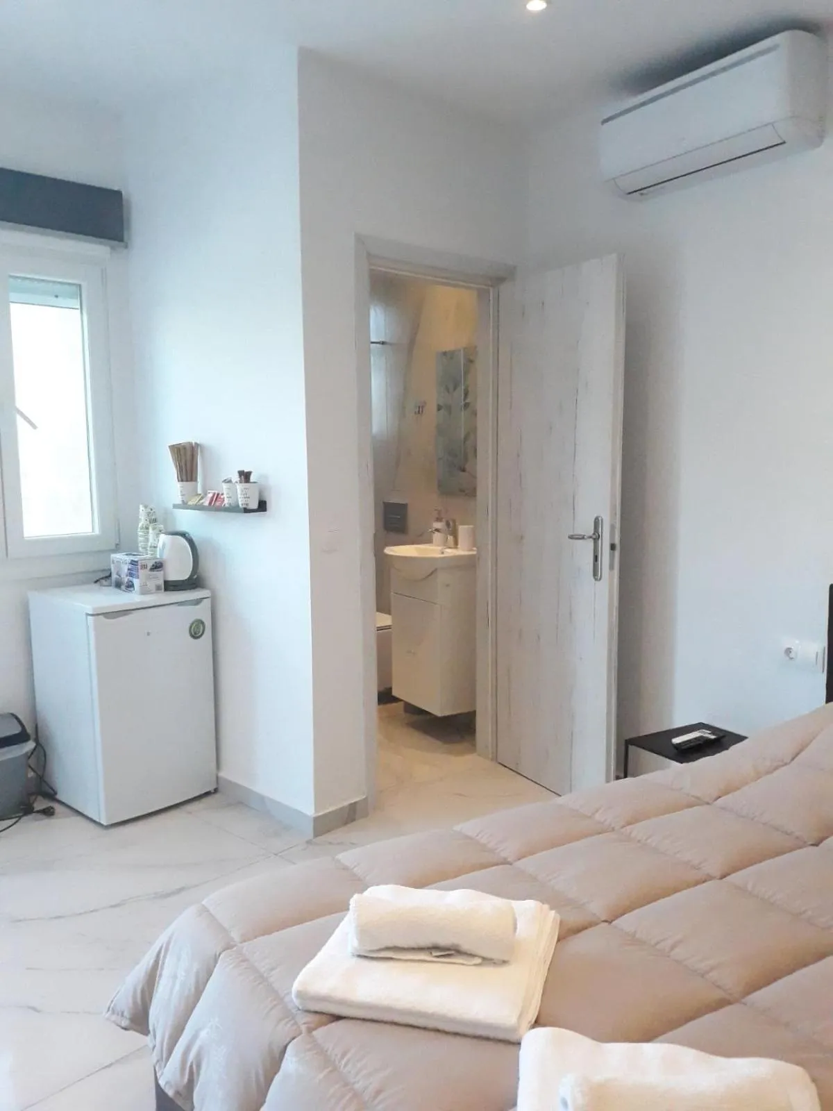 Bed in Spiridoula's Apartments Corfu