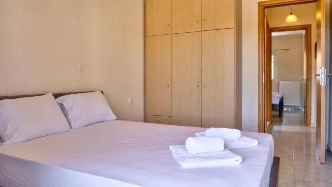 Bed in Spiridoula's Apartments Corfu