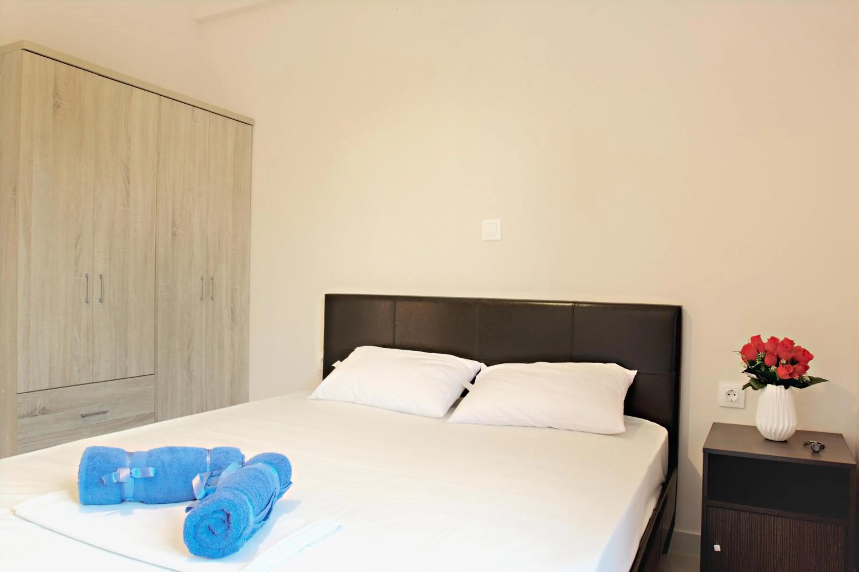 Bedroom, Bed in Spiridoula's Apartments Corfu