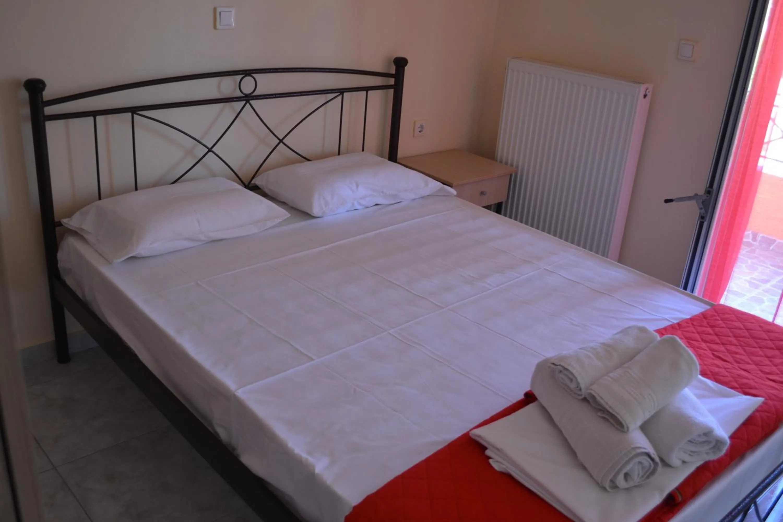 Bed in Spiridoula's Apartments Corfu