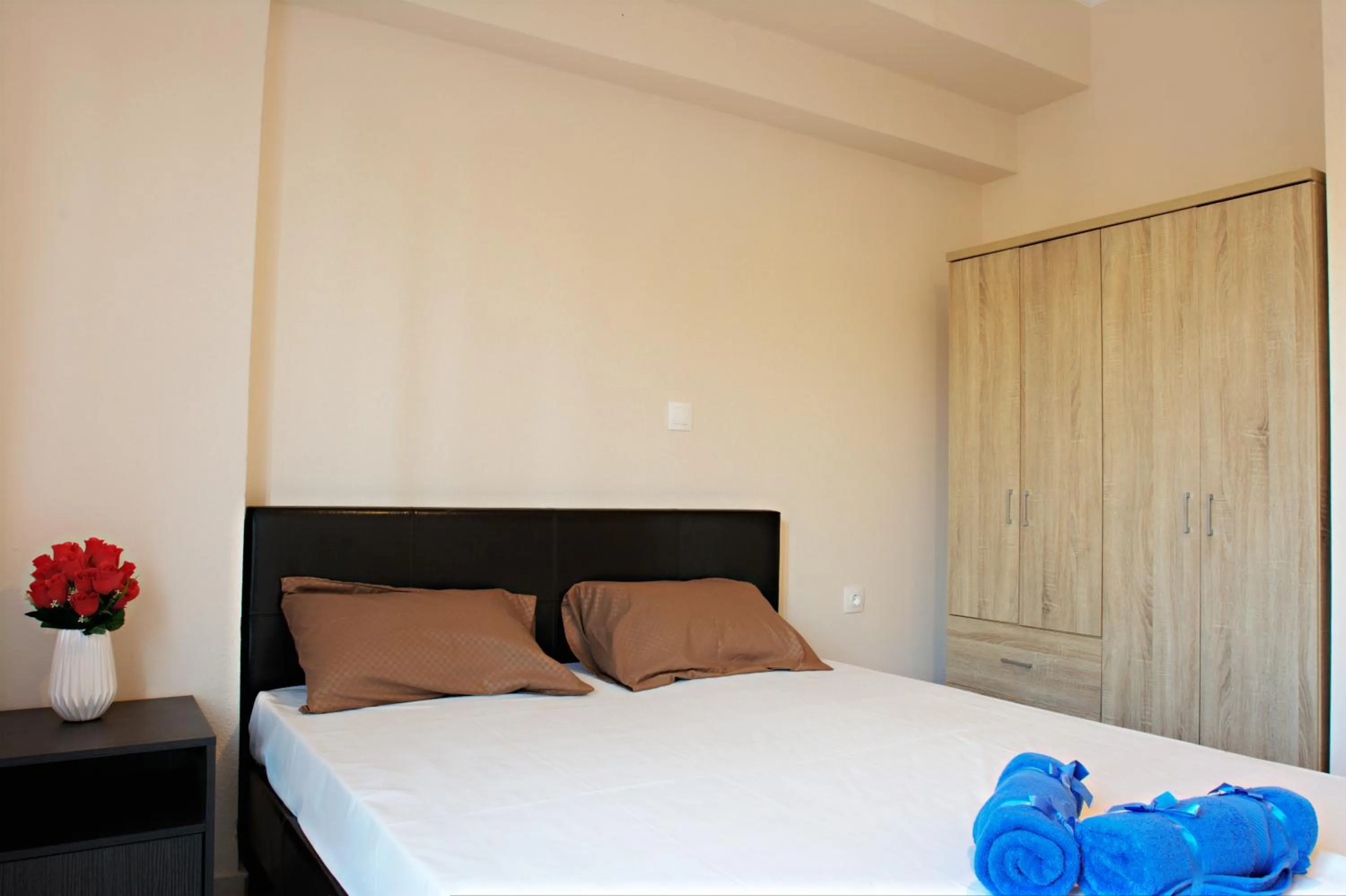 Bedroom, Bed in Spiridoula's Apartments Corfu