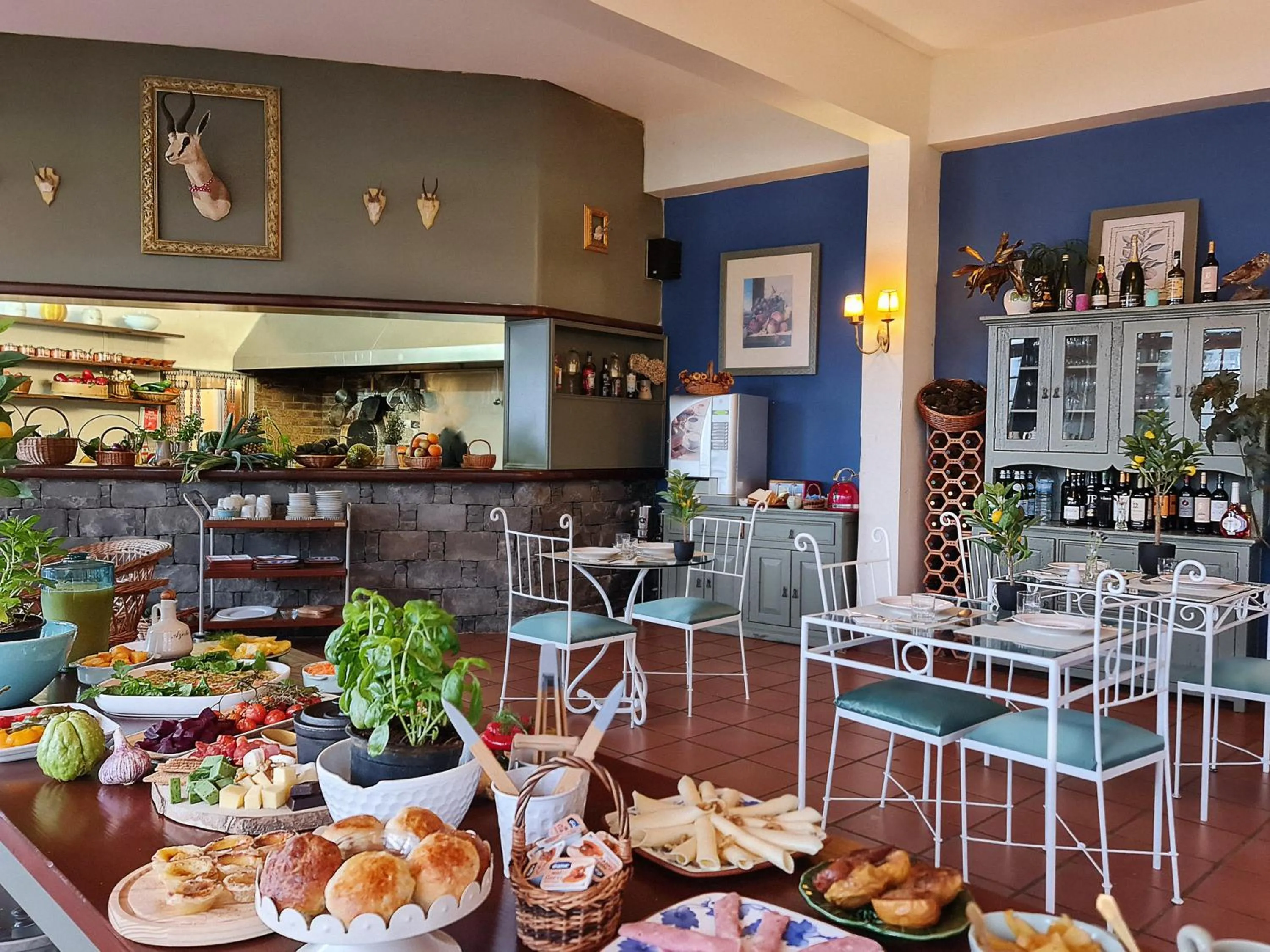 Buffet breakfast in Villa Alto Boutique Hotel