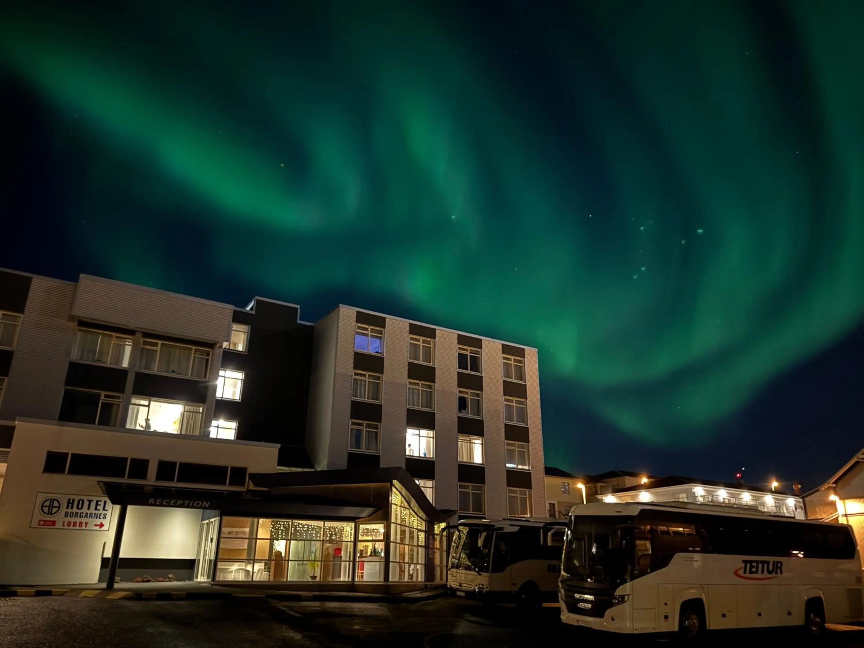 Property building in Hótel Borgarnes