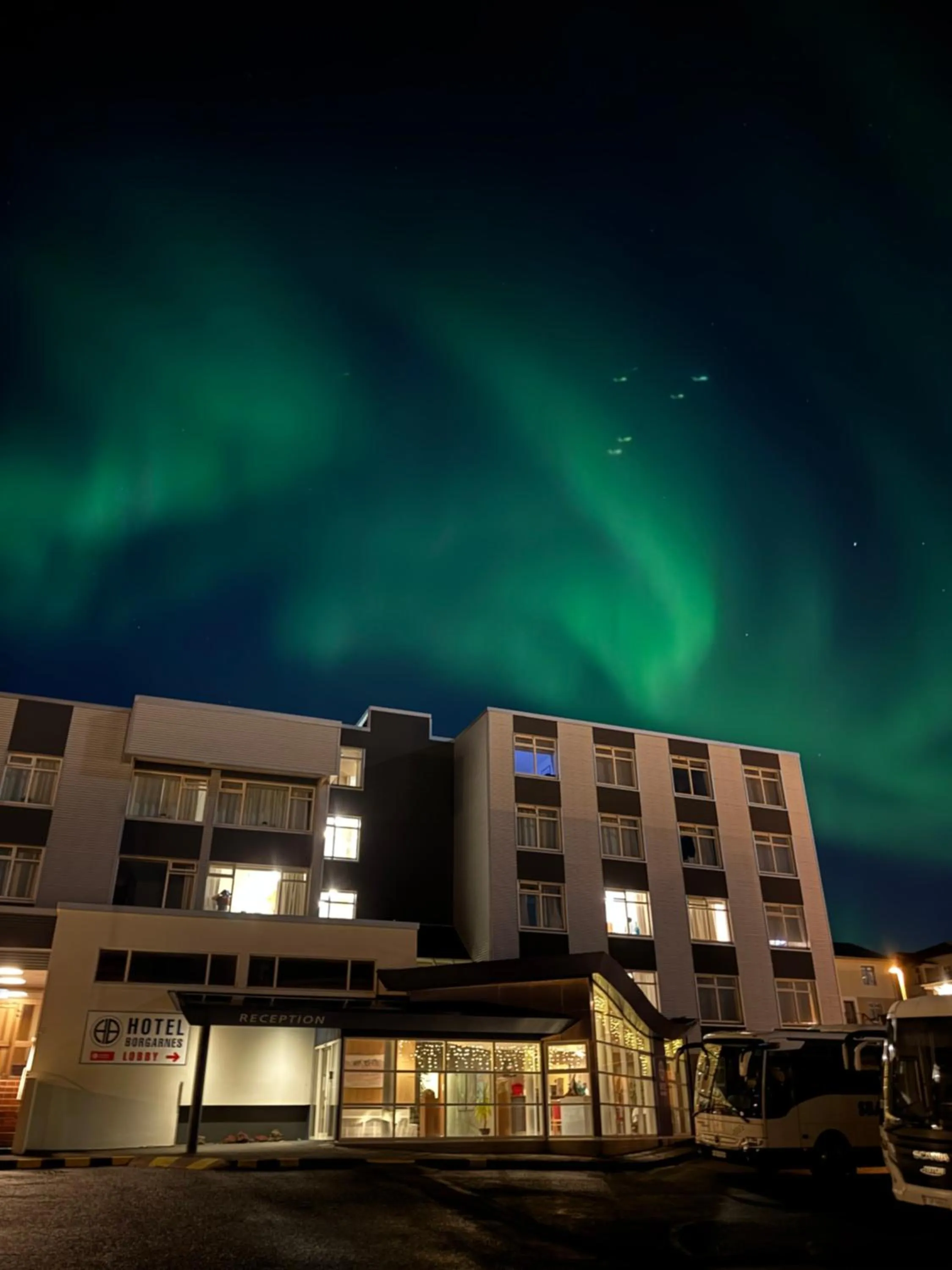 Property building in Hótel Borgarnes