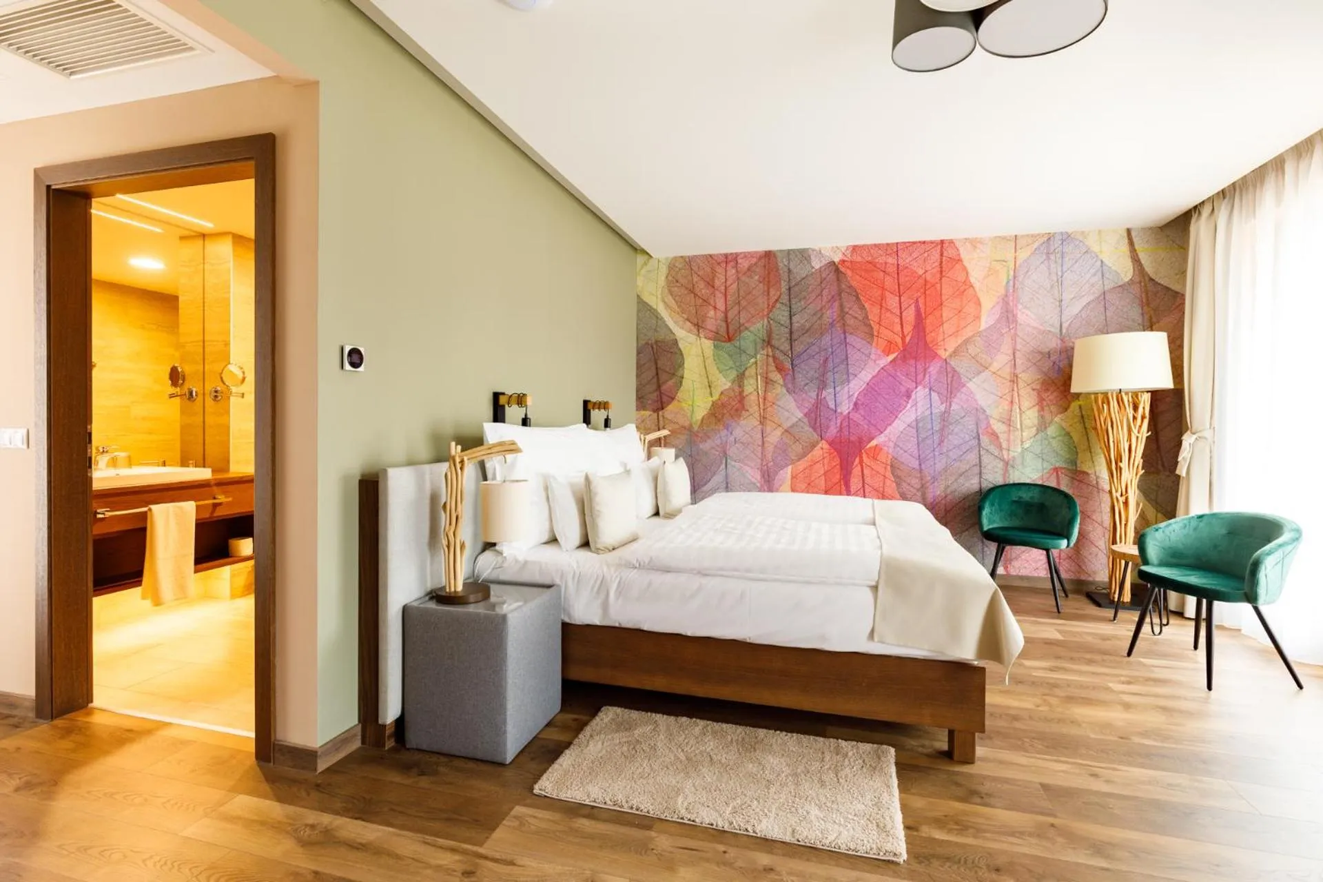 Photo of the whole room, Bed in Hotel Historia Malomkert