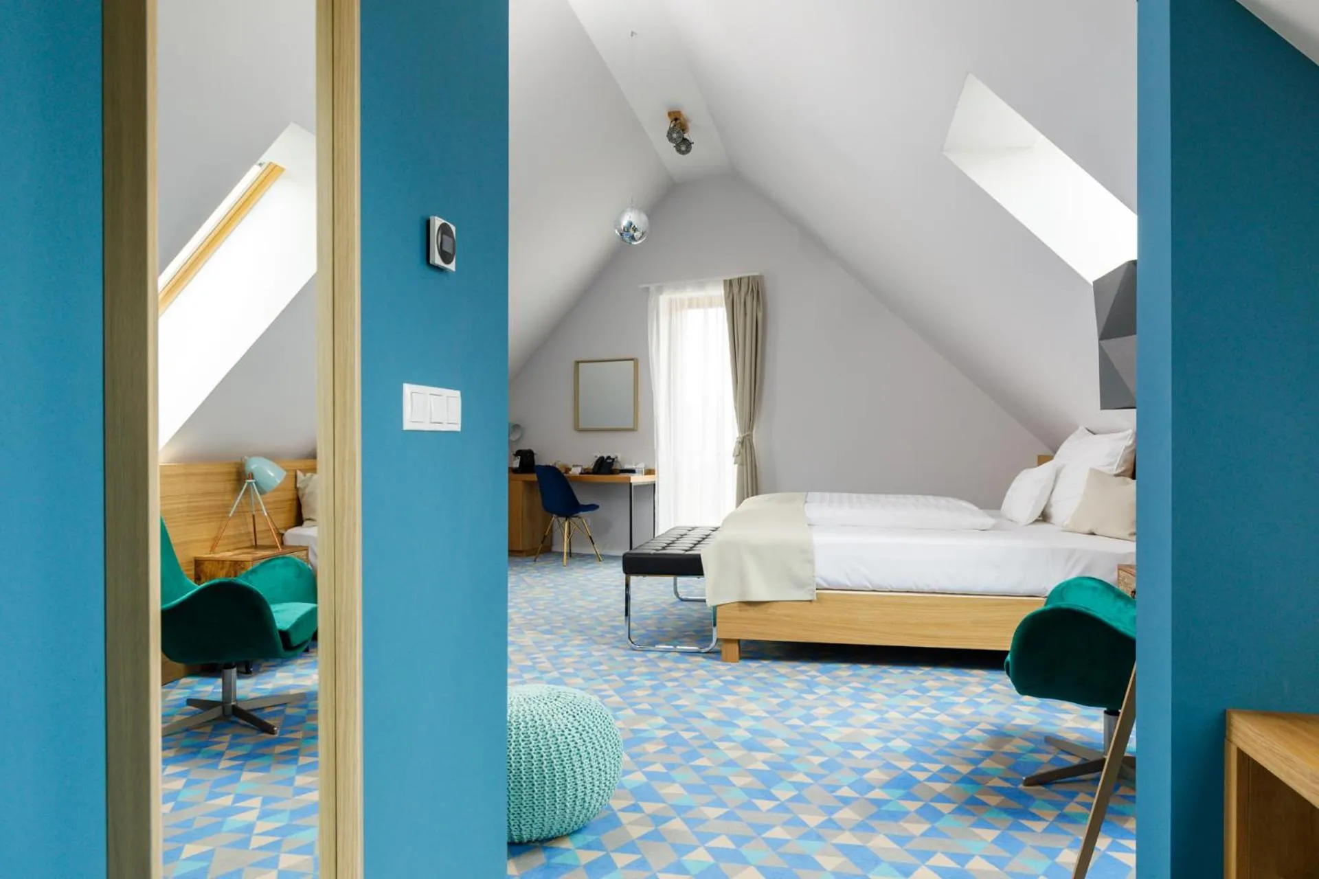 Photo of the whole room, Bed in Hotel Historia Malomkert