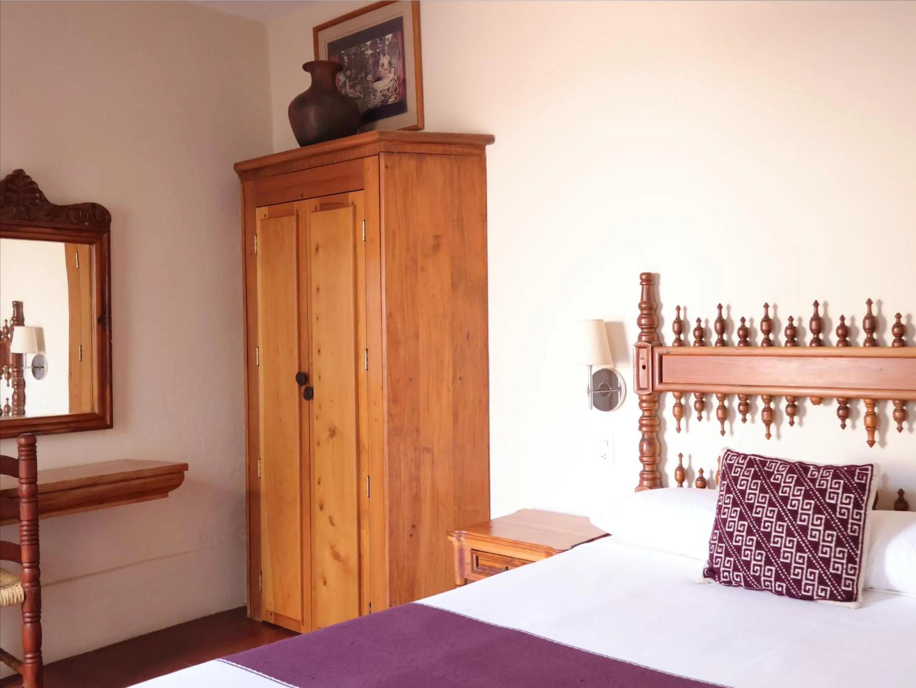 Bed in Hotel los Arcos