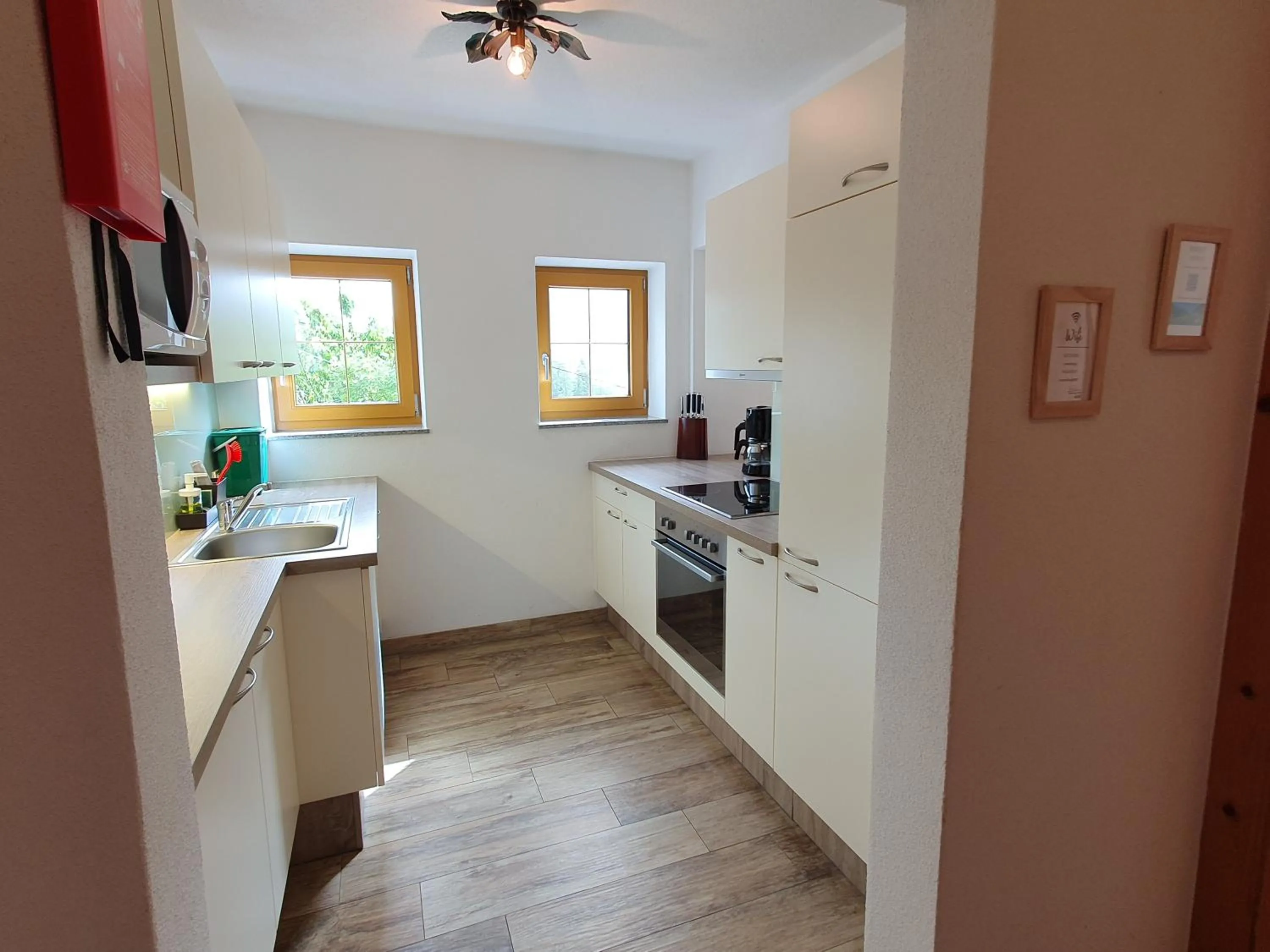 Kitchen or kitchenette in Omesbergerhof