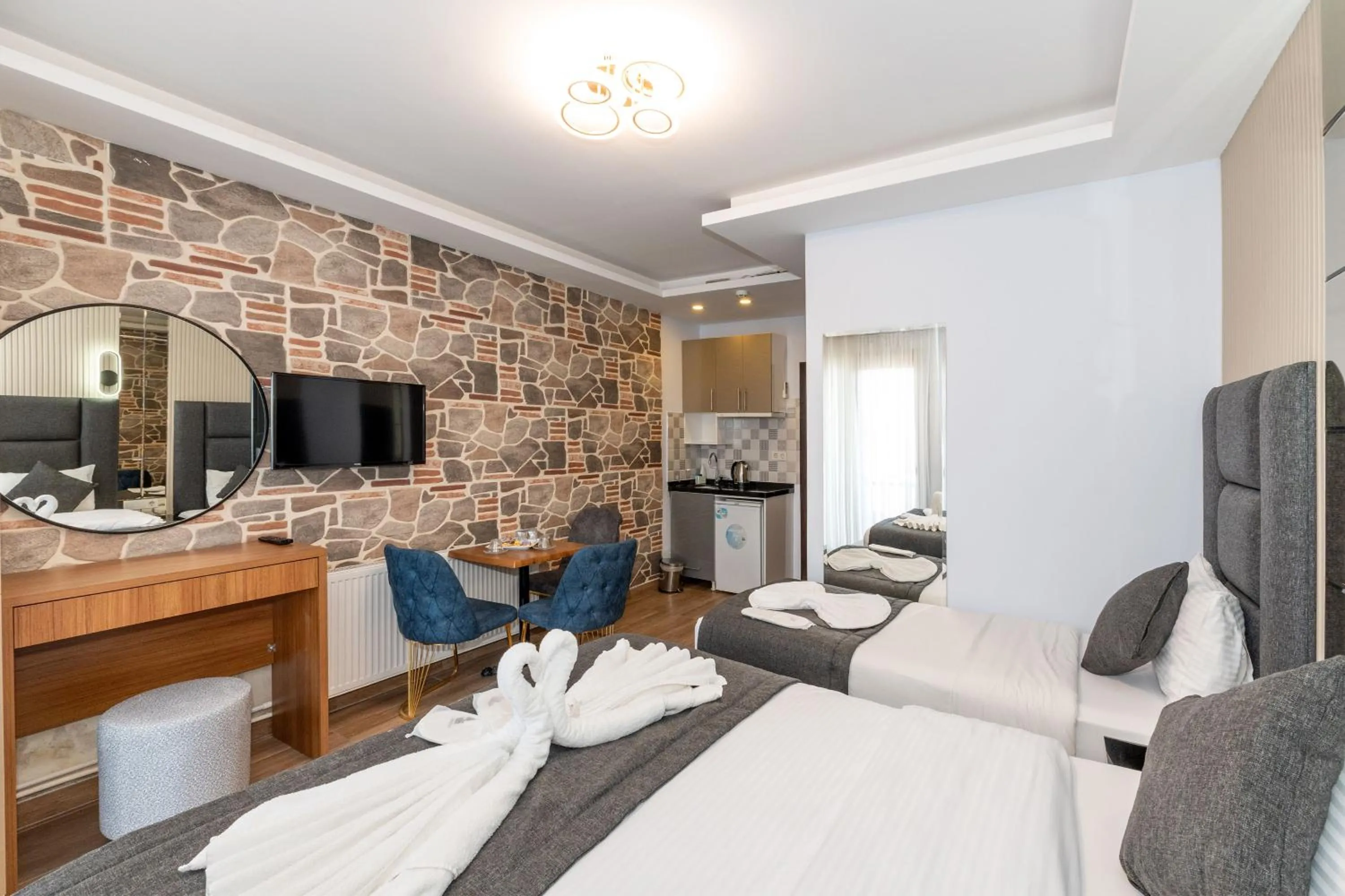 kitchen in T-Square Residence