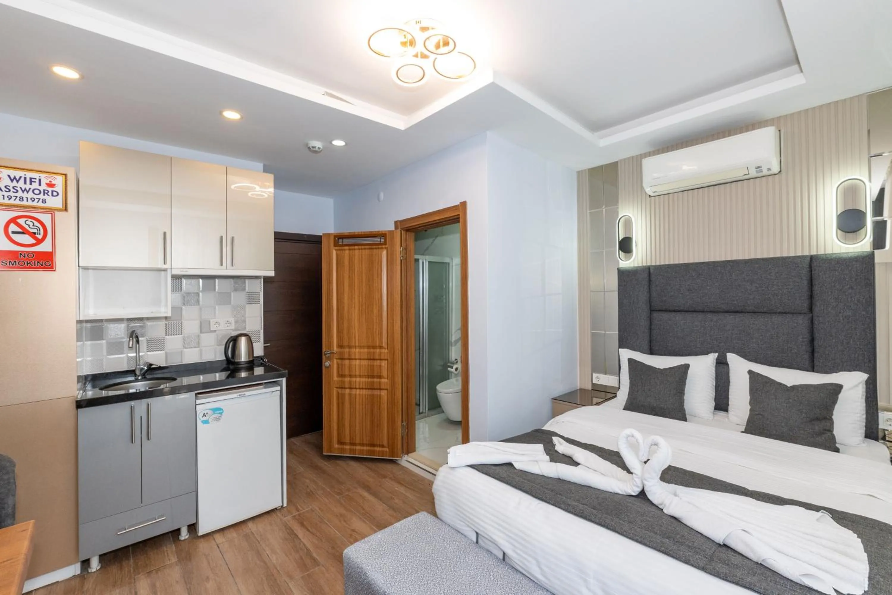 Bed in T-Square Residence