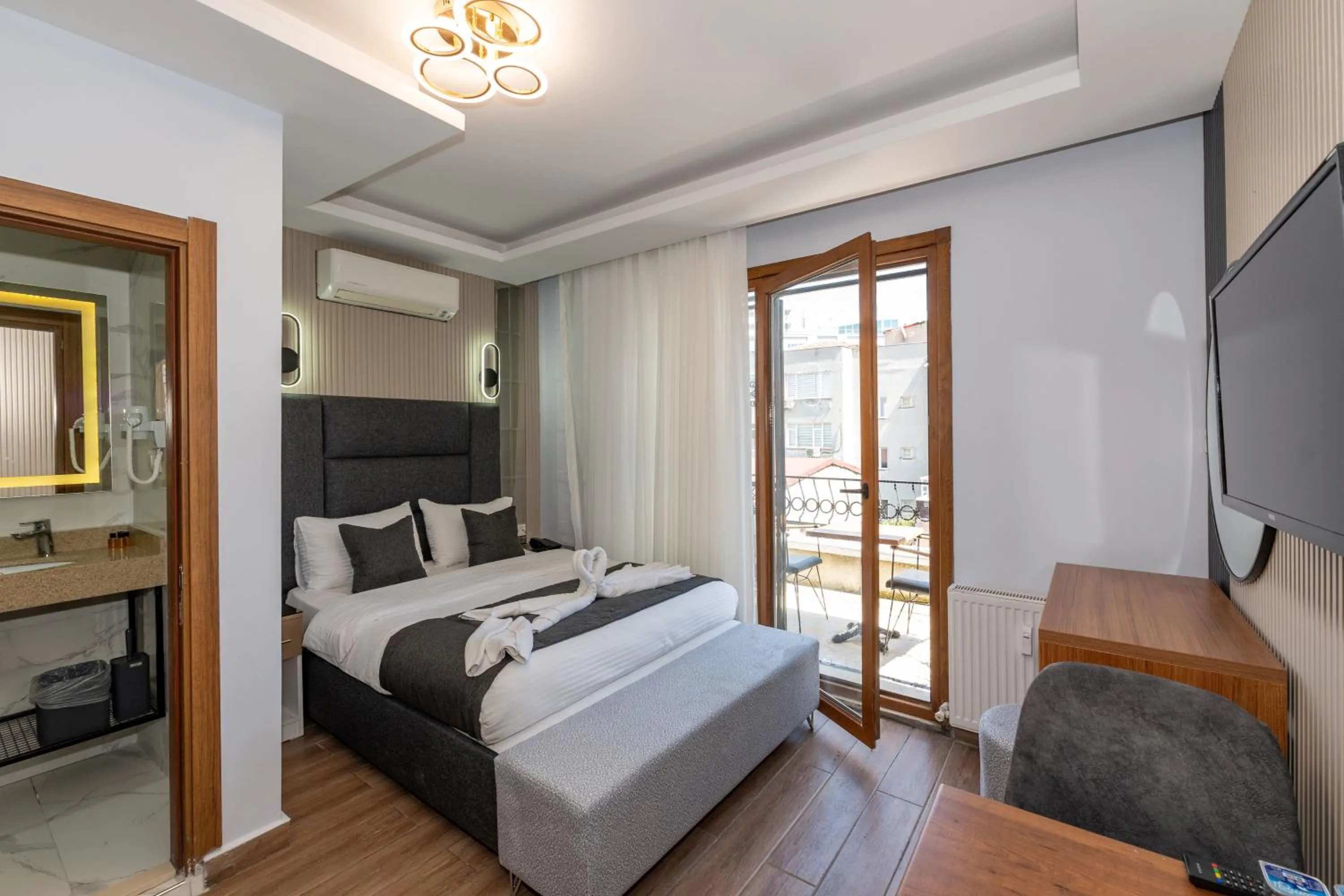 Bed in T-Square Residence