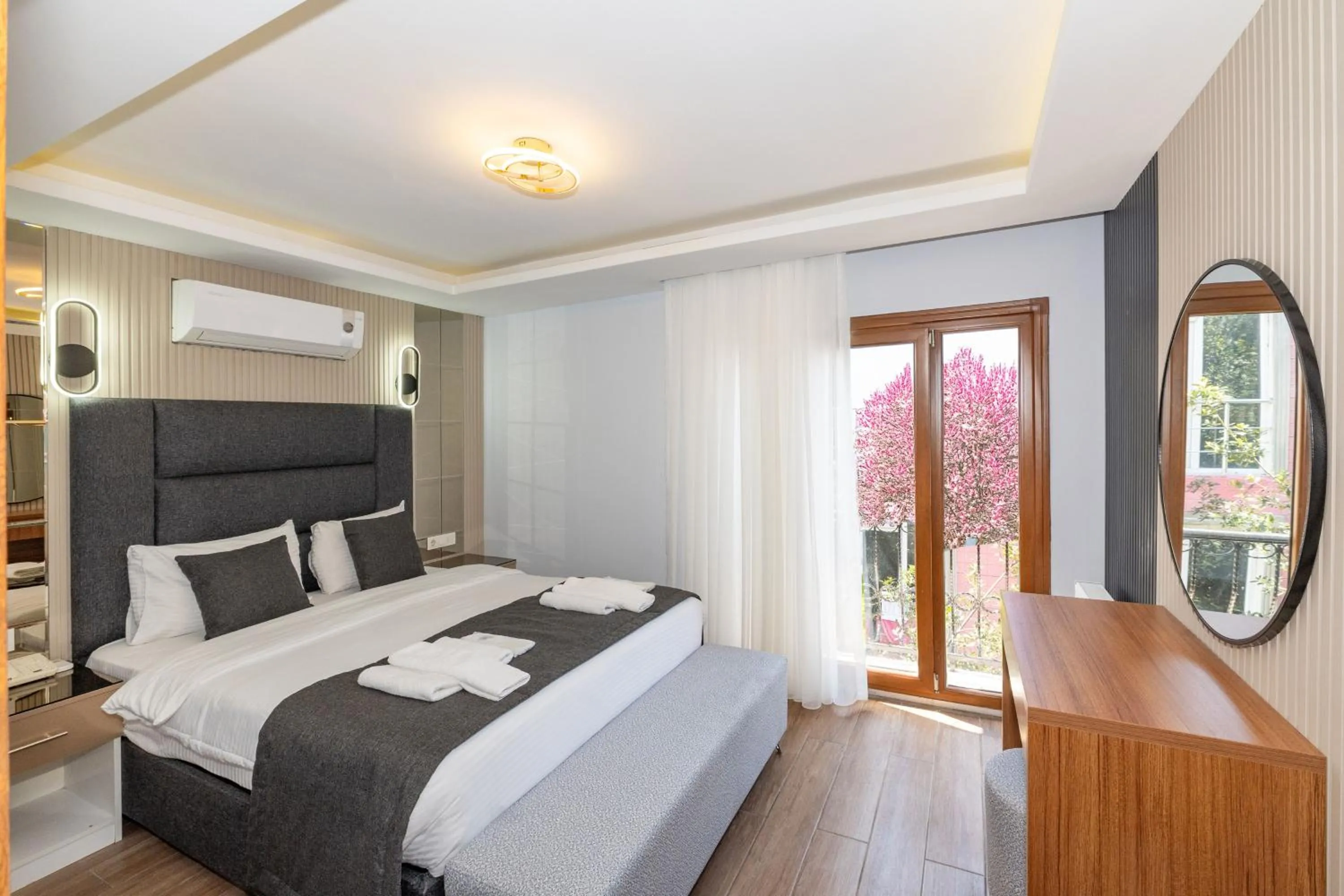 Bed in T-Square Residence