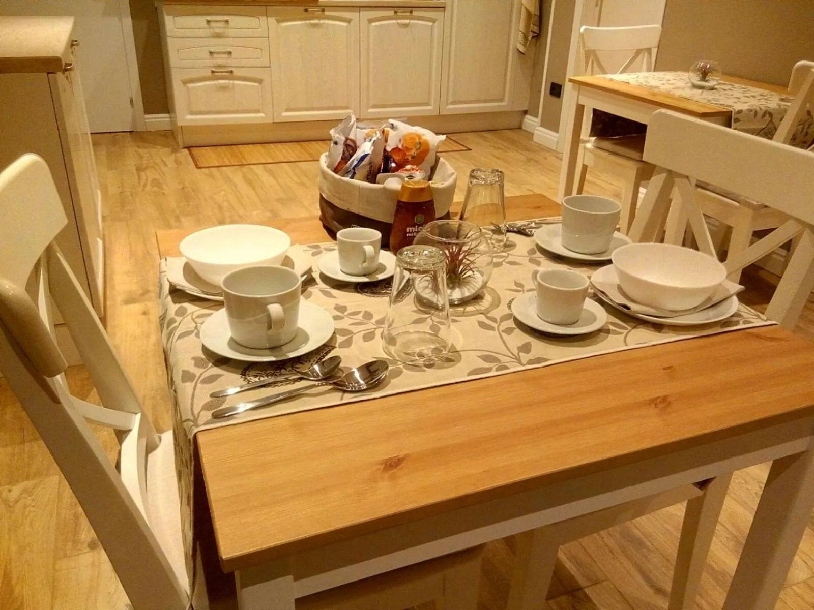 Communal kitchen in B&B Fine Venice