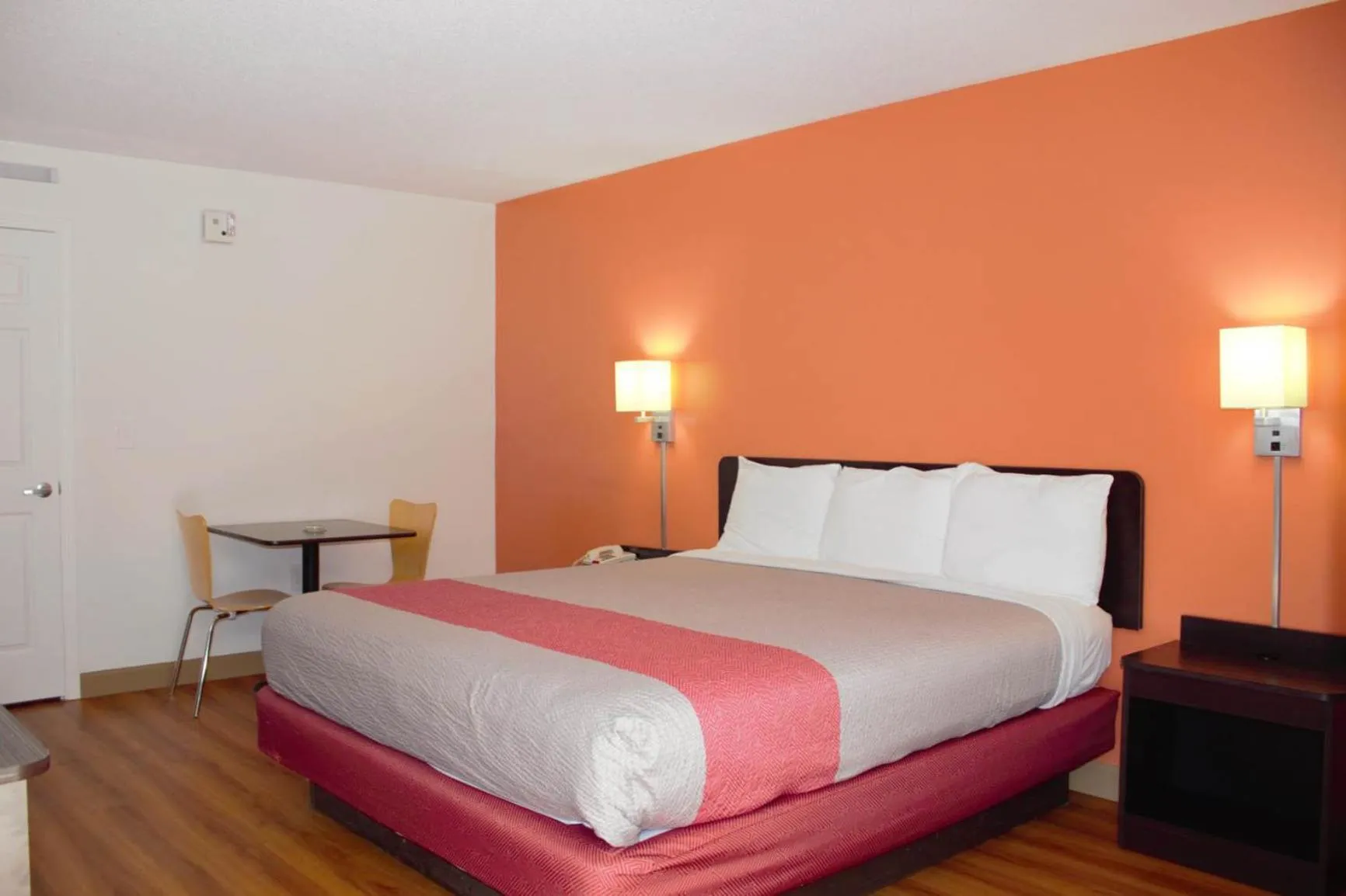 Bed in Motel 6-Cleveland, TN