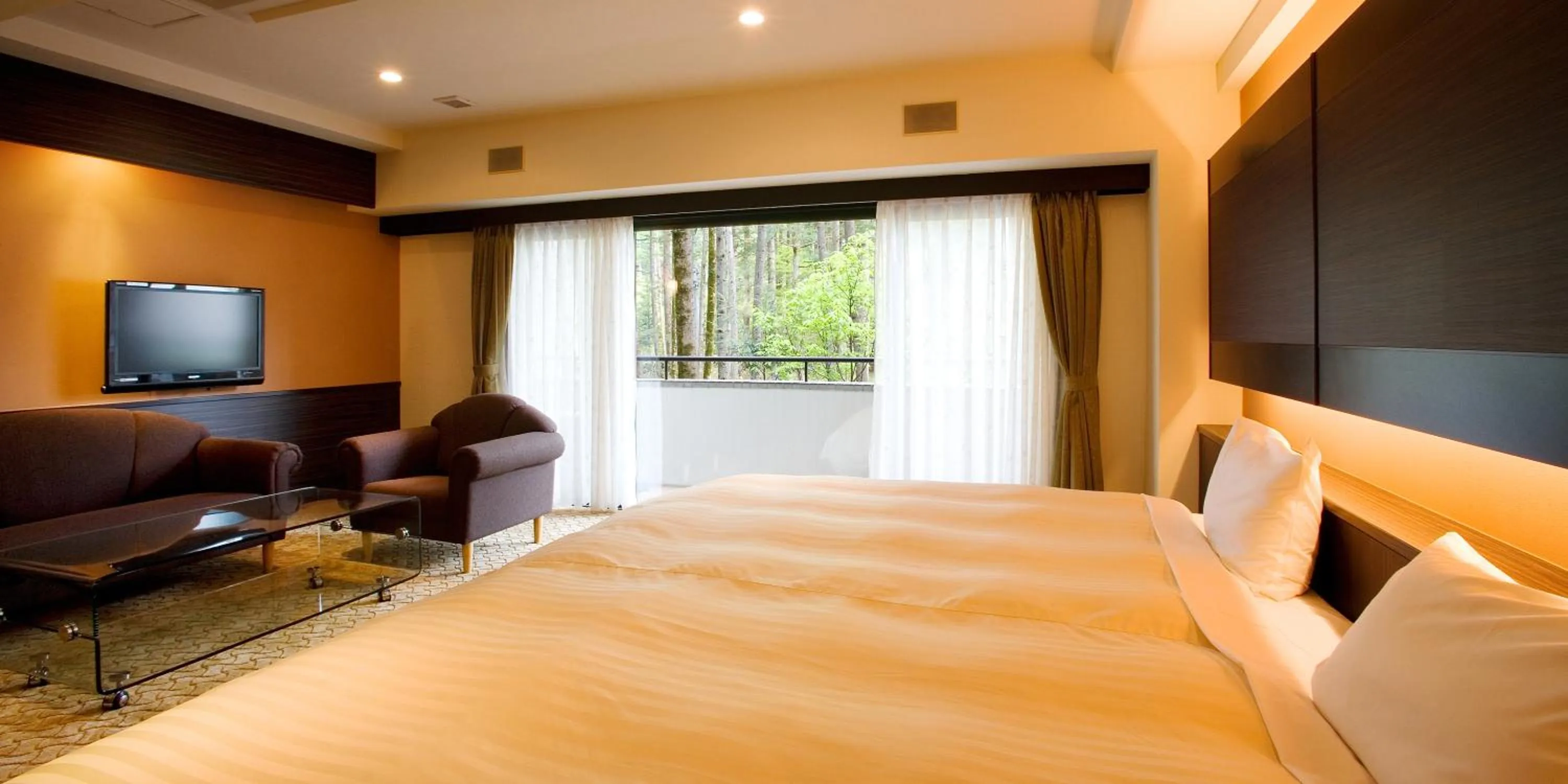 Bed in Hotel Cypress Karuizawa