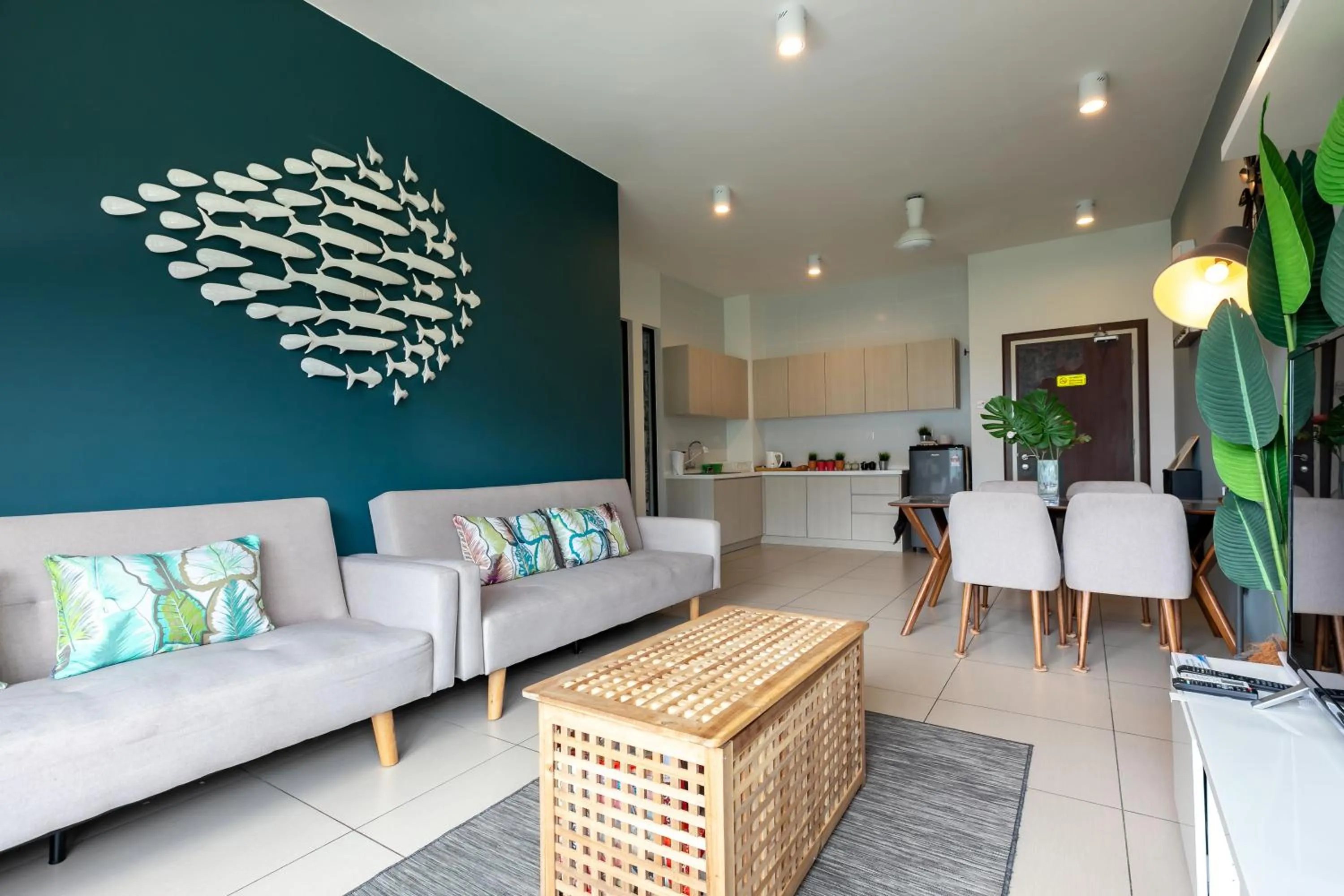 Living room in The Tropic@Midhill Genting (Free Wi-Fi)