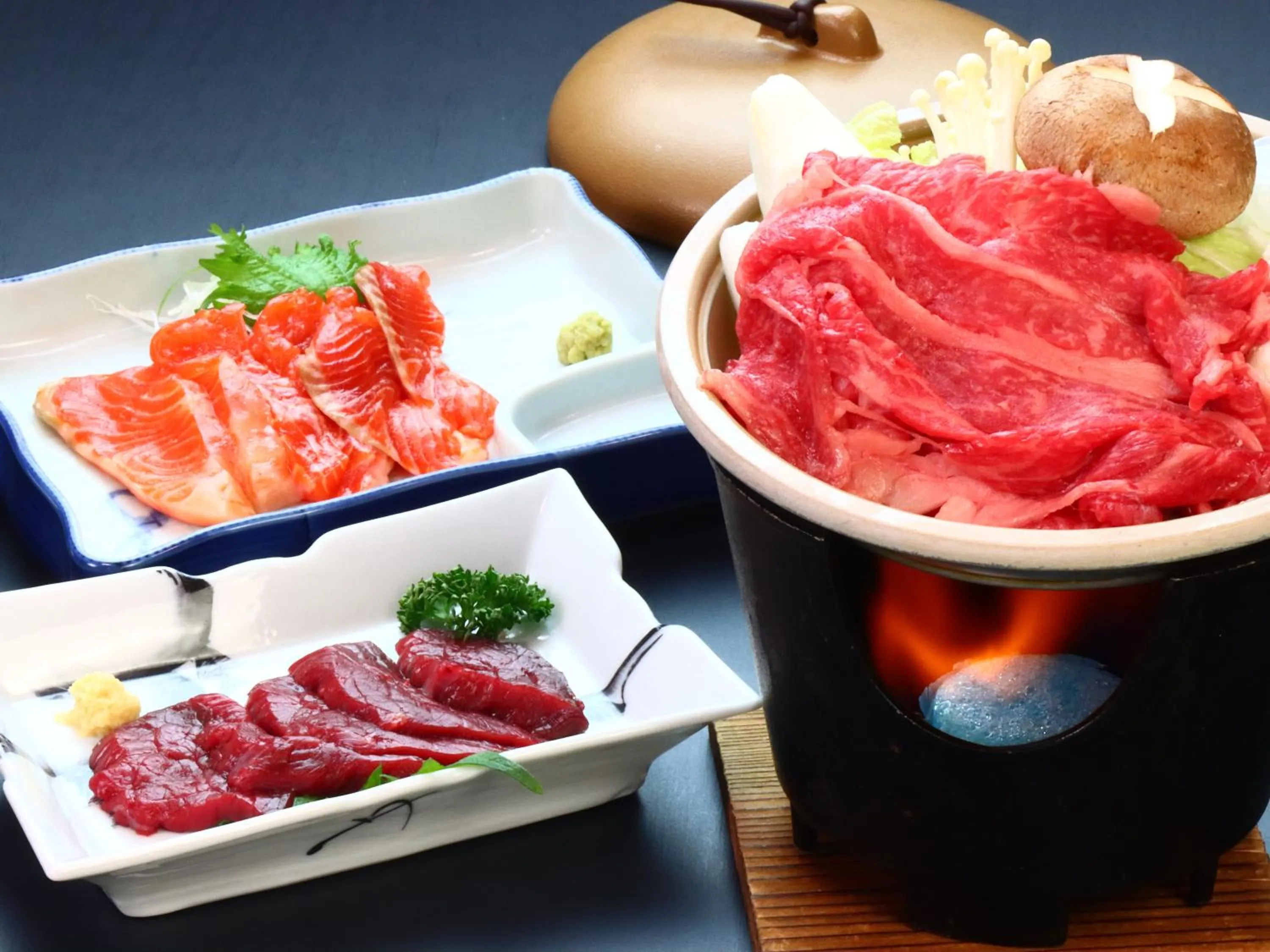 Food close-up in Minshuku Miyama