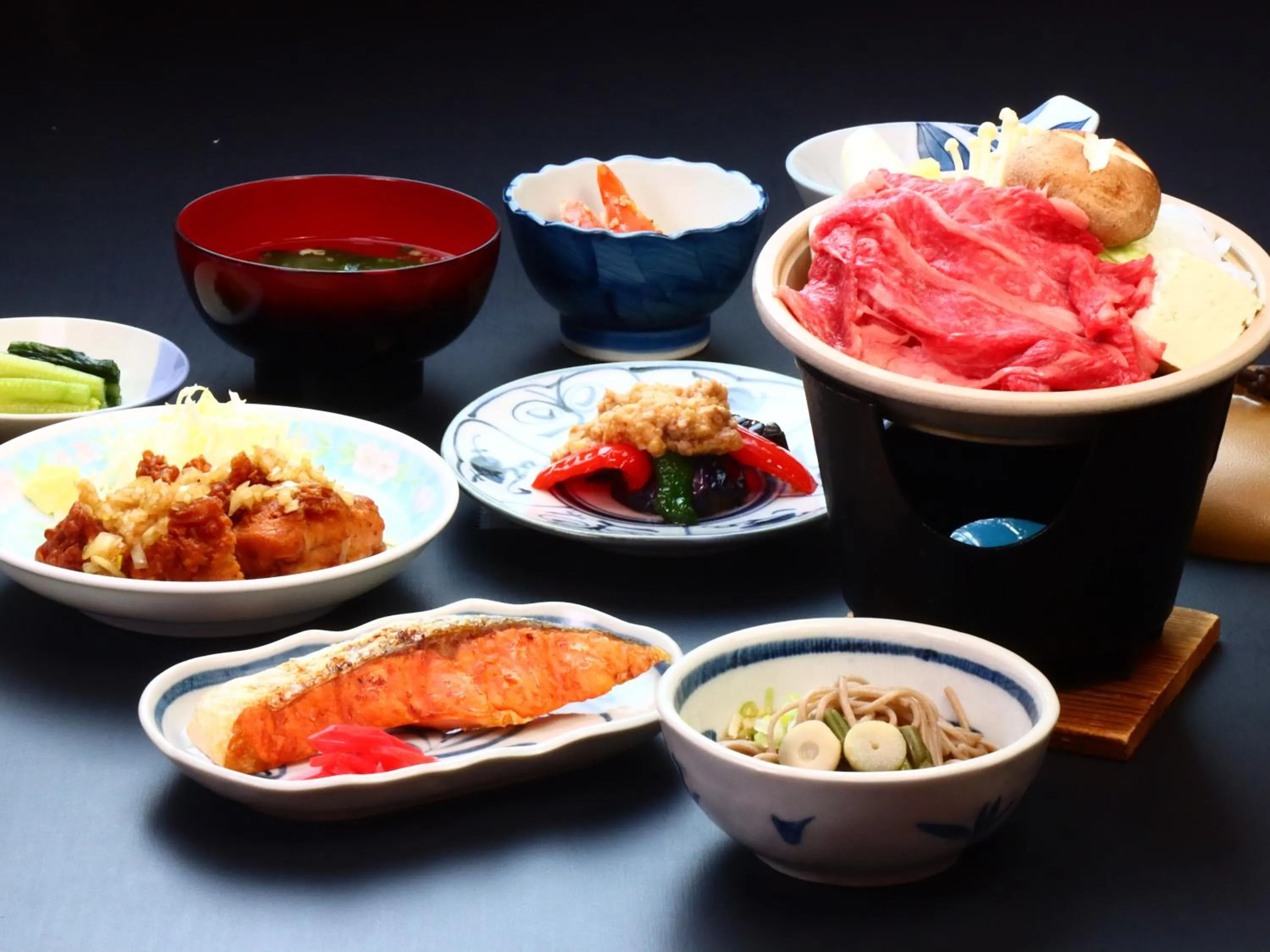 Food close-up in Minshuku Miyama