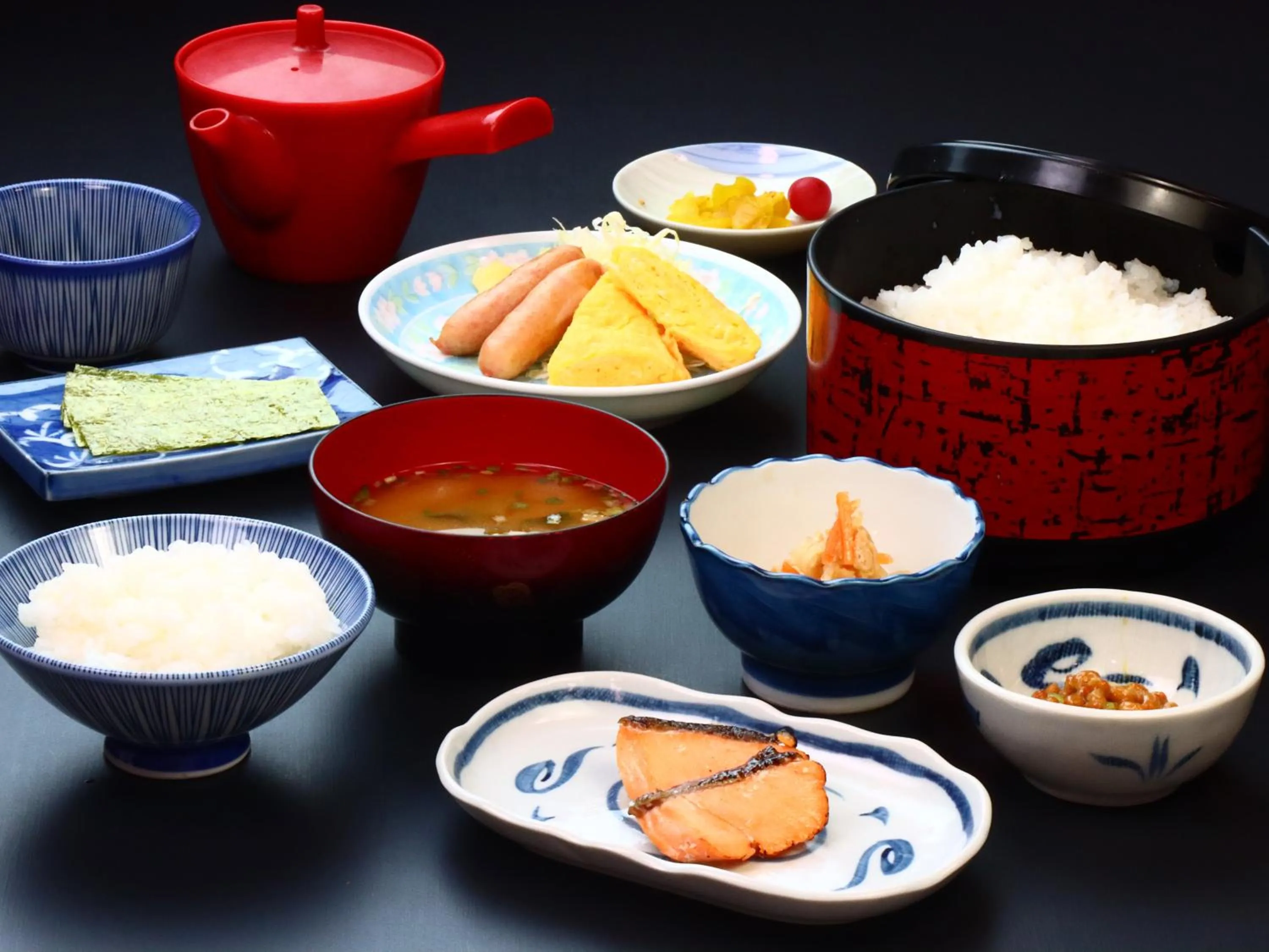 Food close-up in Minshuku Miyama