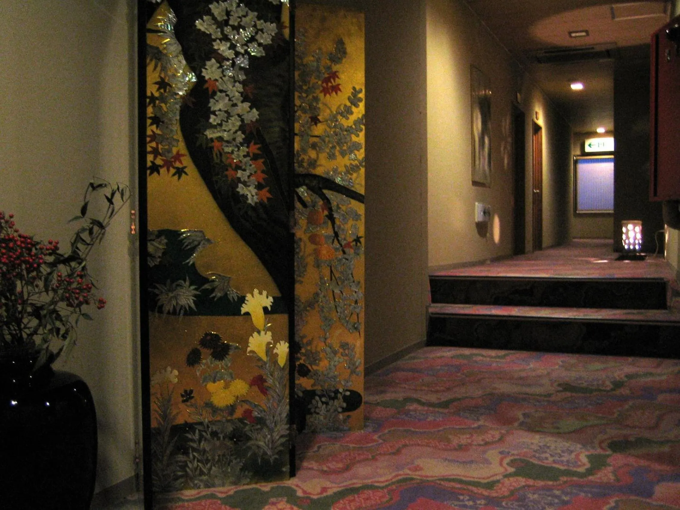 Decorative detail in Yudanaka Tawaraya Ryokan