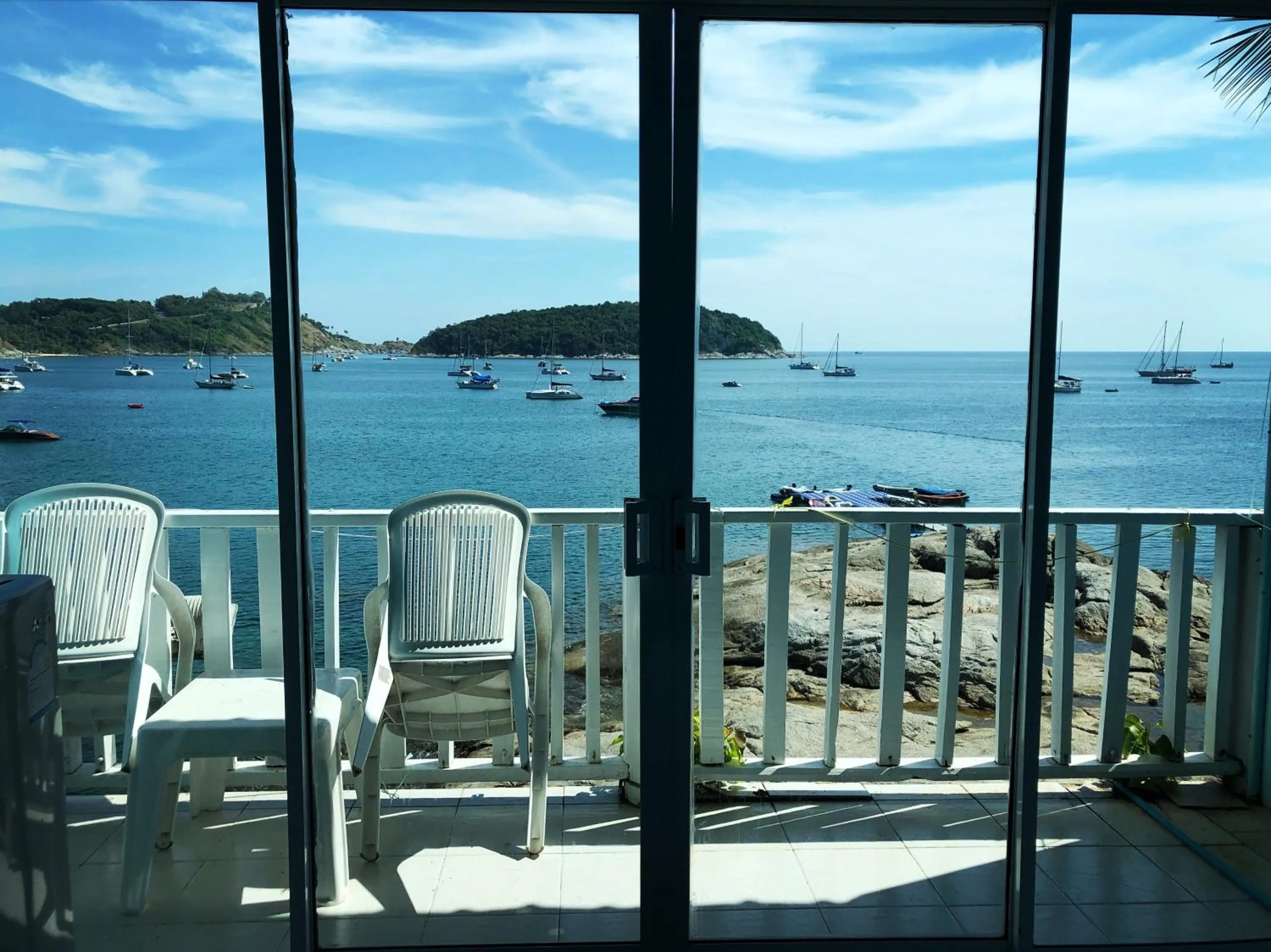 Patio in Naiharn On The Rock Resort Phuket