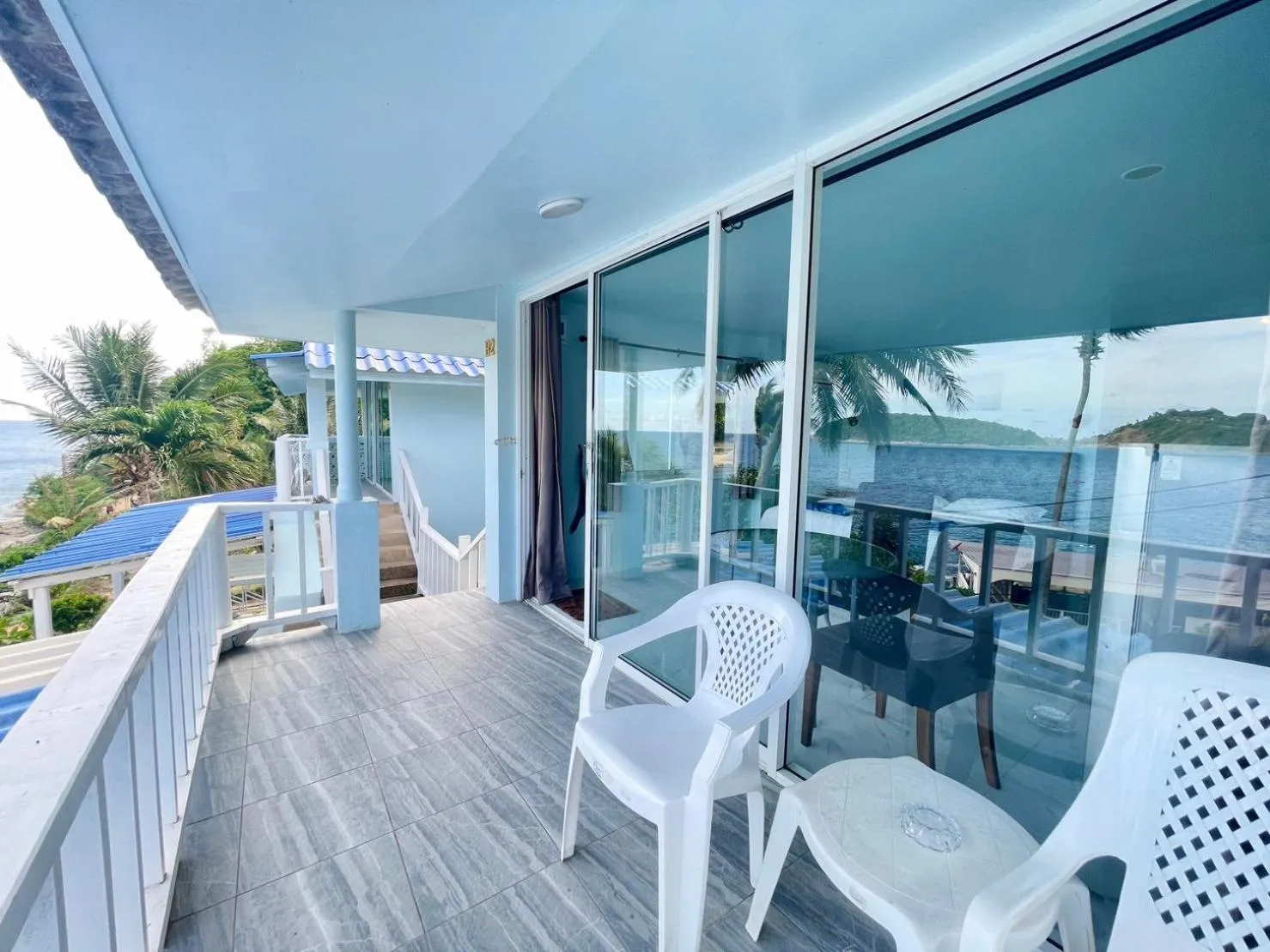 Patio in Naiharn On The Rock Resort Phuket