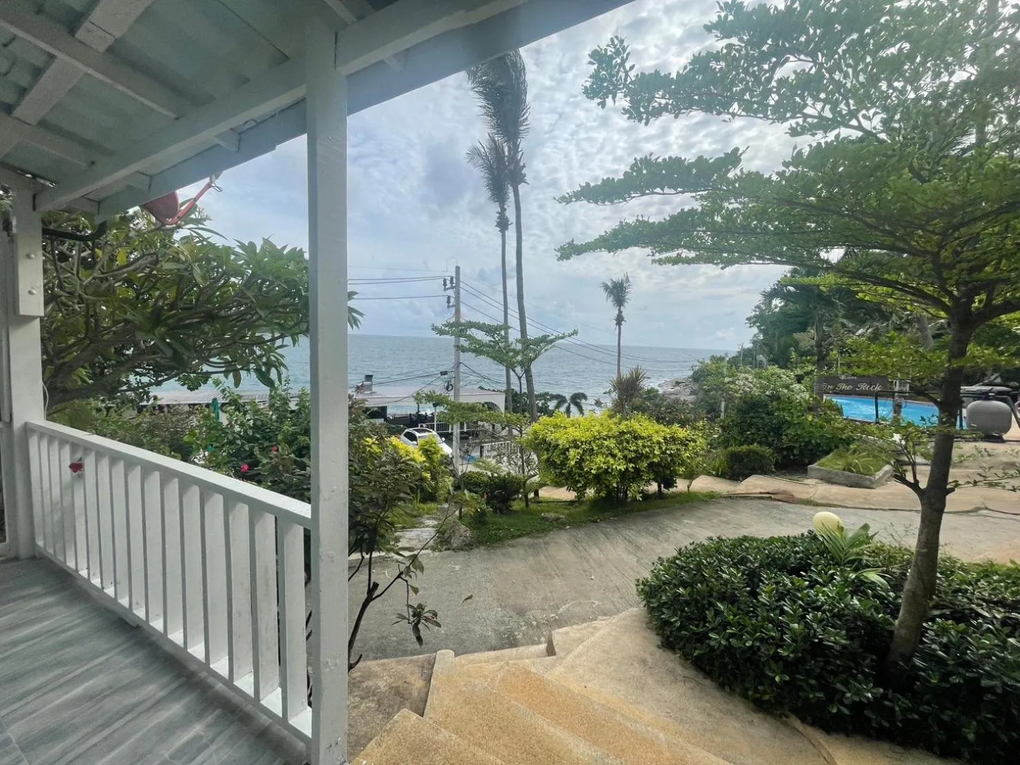 Patio in Naiharn On The Rock Resort Phuket