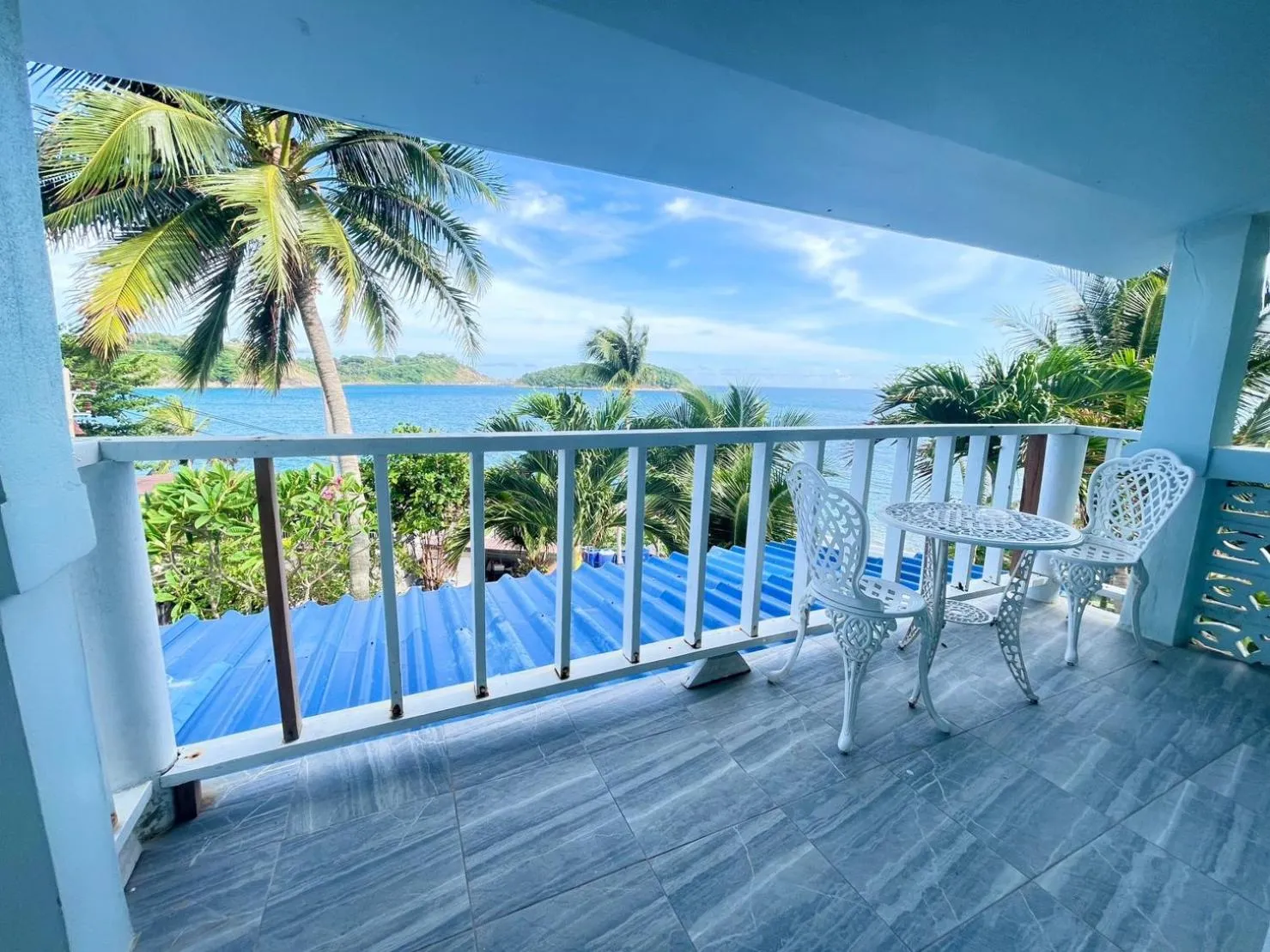 Patio in Naiharn On The Rock Resort Phuket