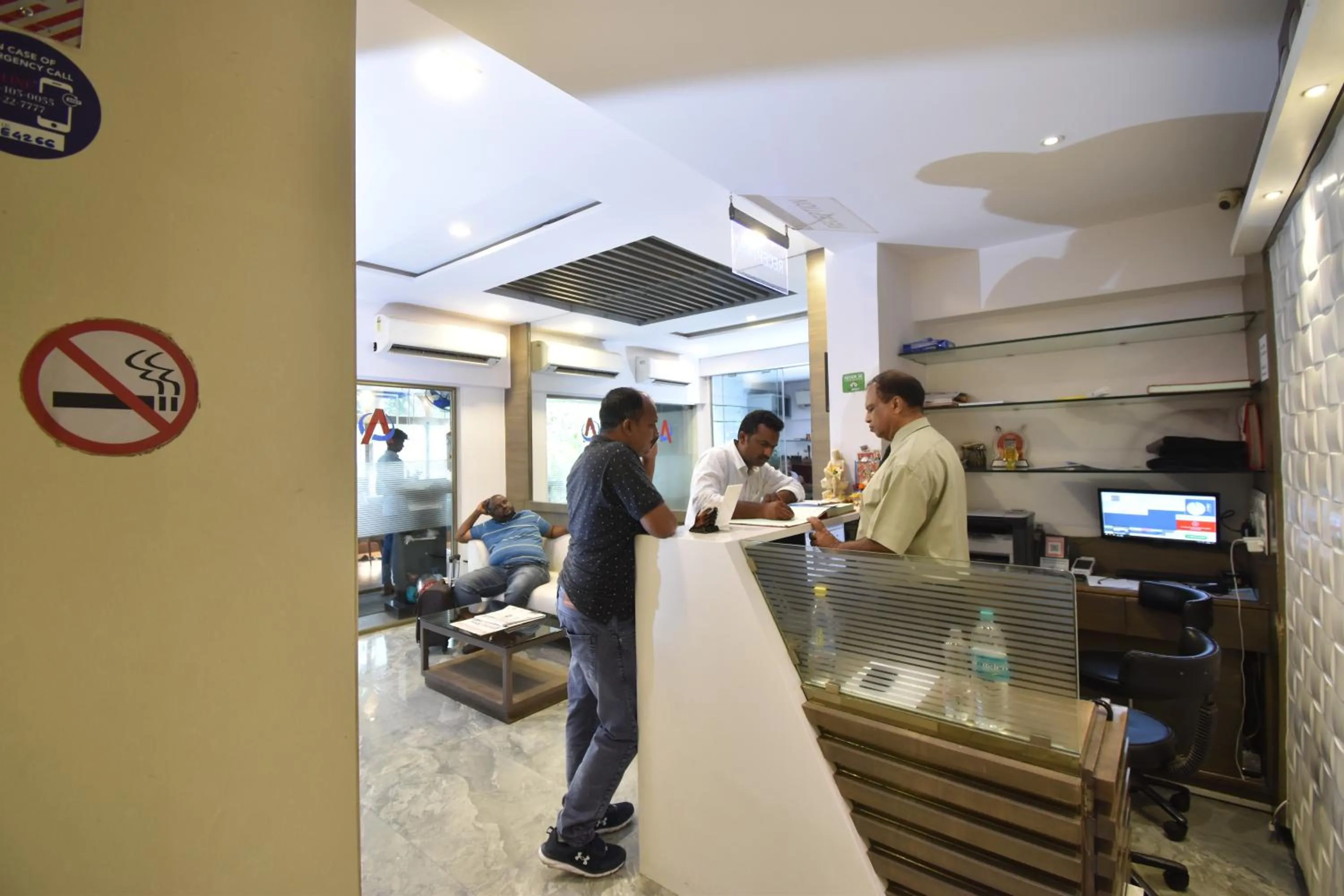 Lobby or reception in Hotel Atlantic