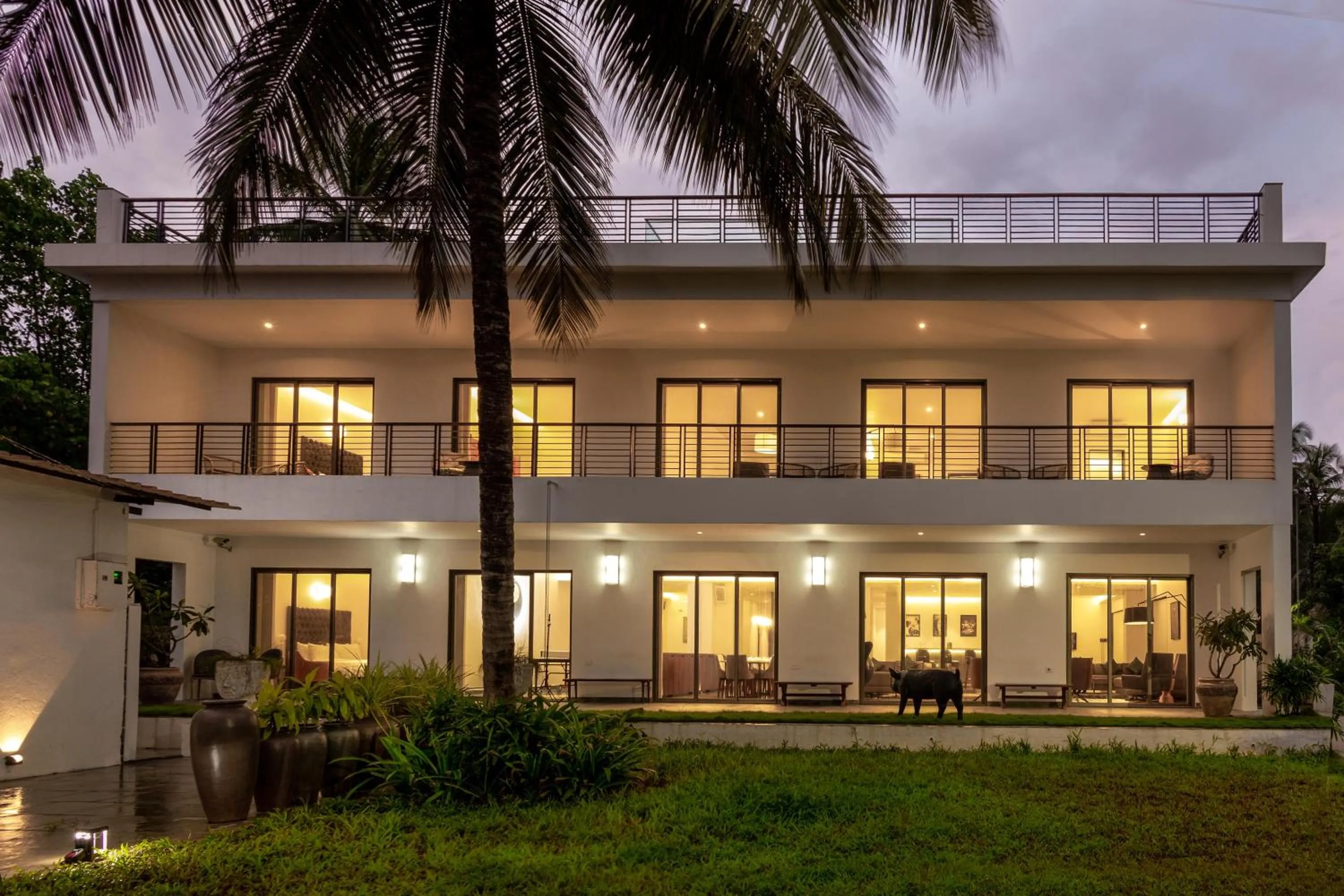 Bird's eye view in Ashore by Vista, Beachfrom 6BHK, ultra luxurious with Infinity pool, SPA at Morjim