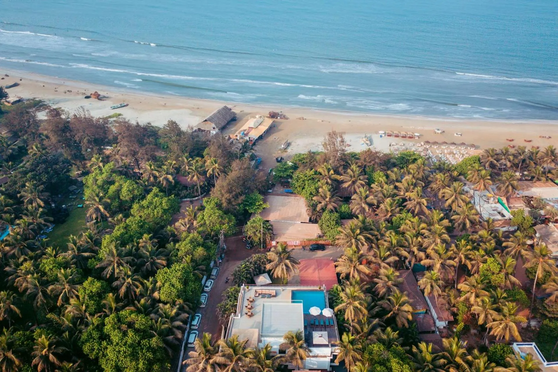 View (from property/room) in Ashore by Vista, Beachfrom 6BHK, ultra luxurious with Infinity pool, SPA at Morjim