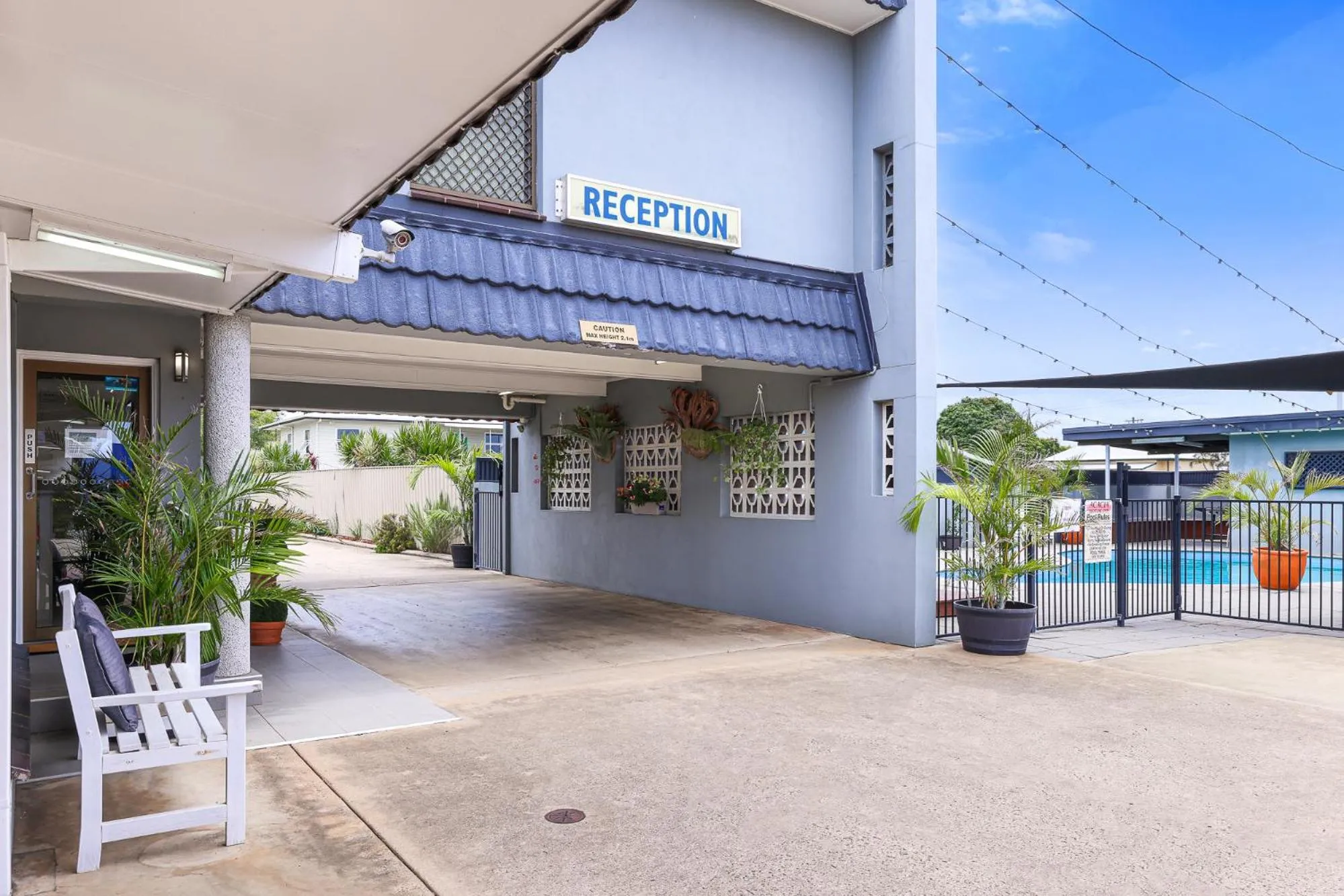 Lobby or reception in Acacia Motor Inn