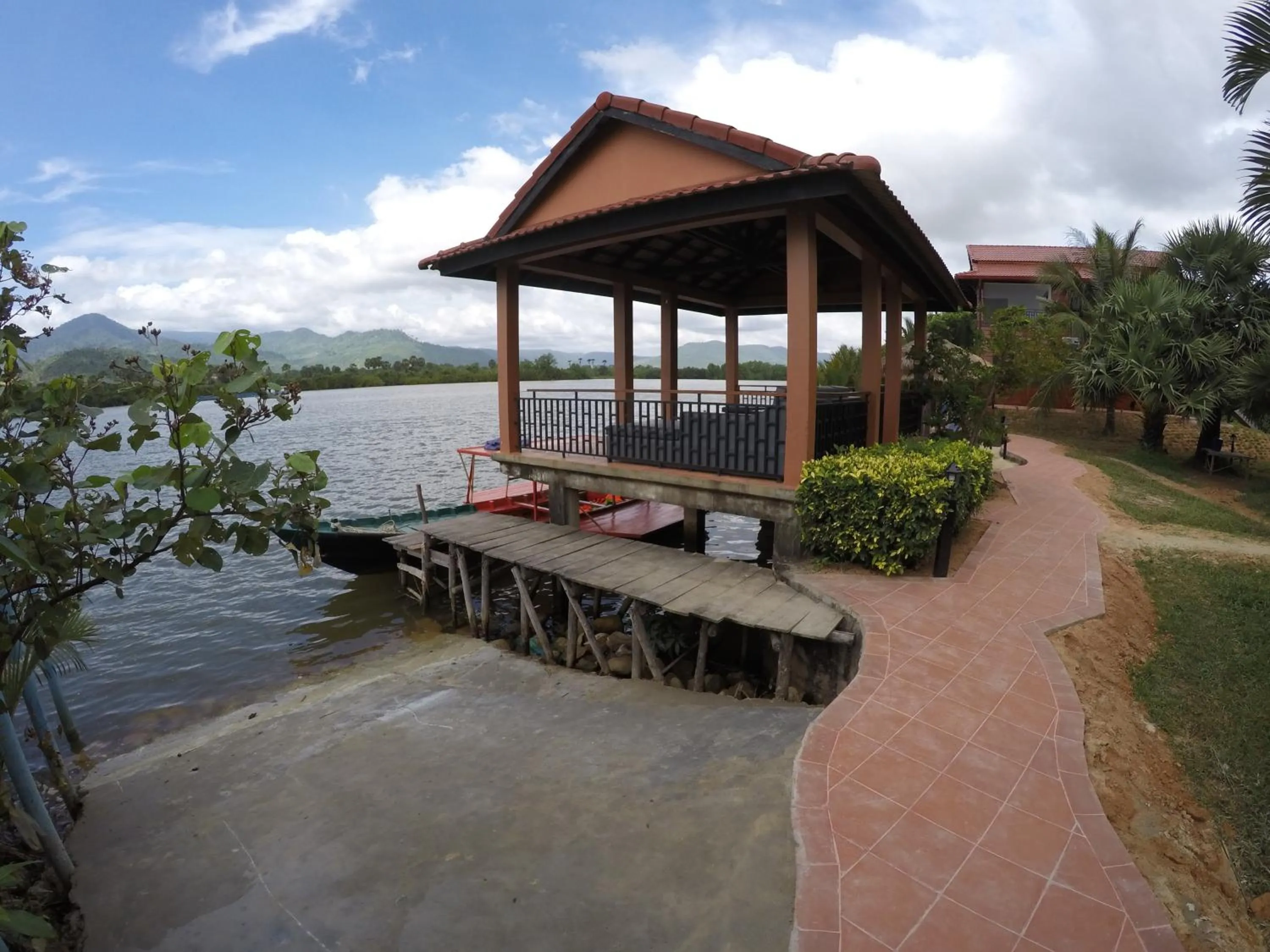 Seating area in Villa Vedici