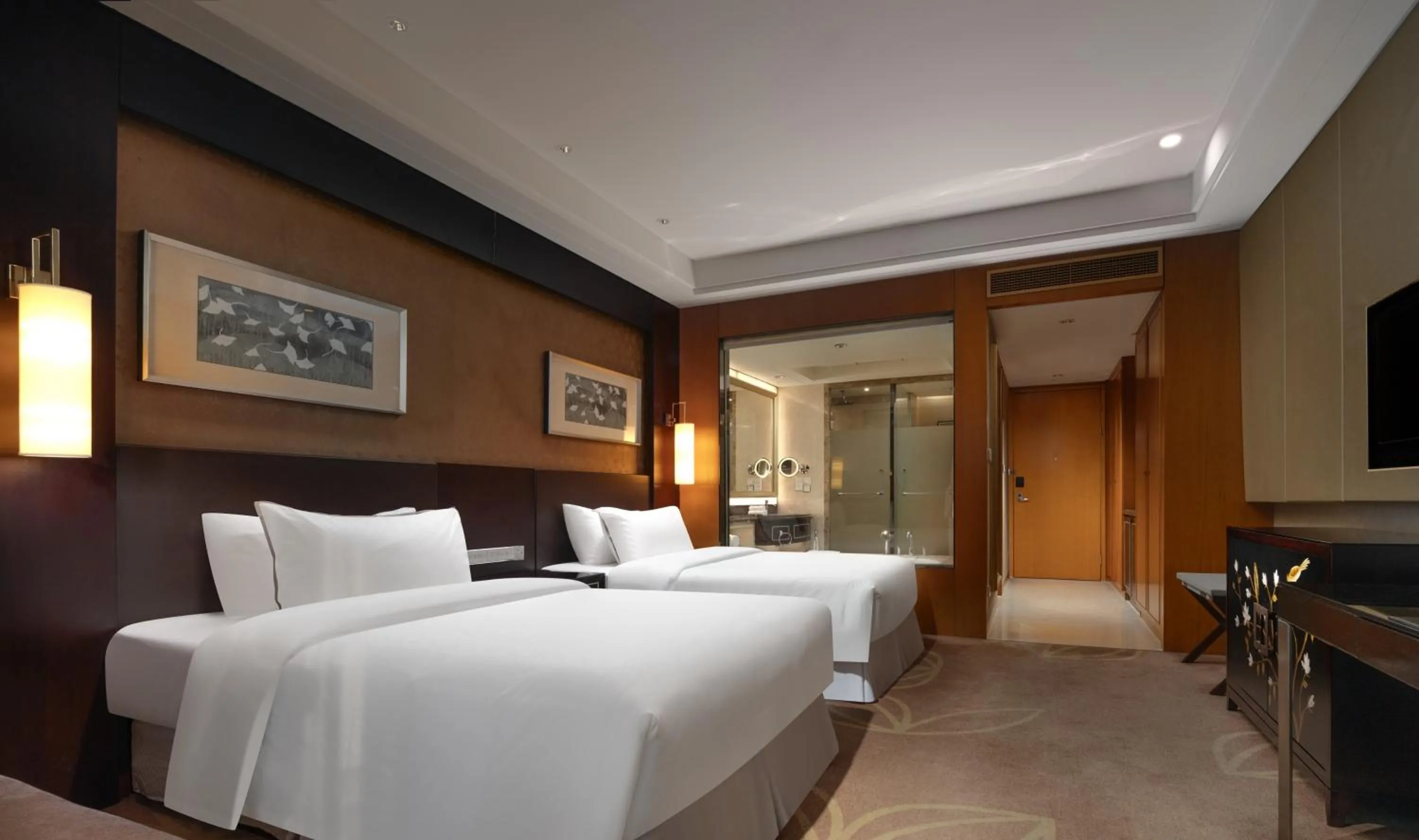 Bed in The Westin Hefei Baohe