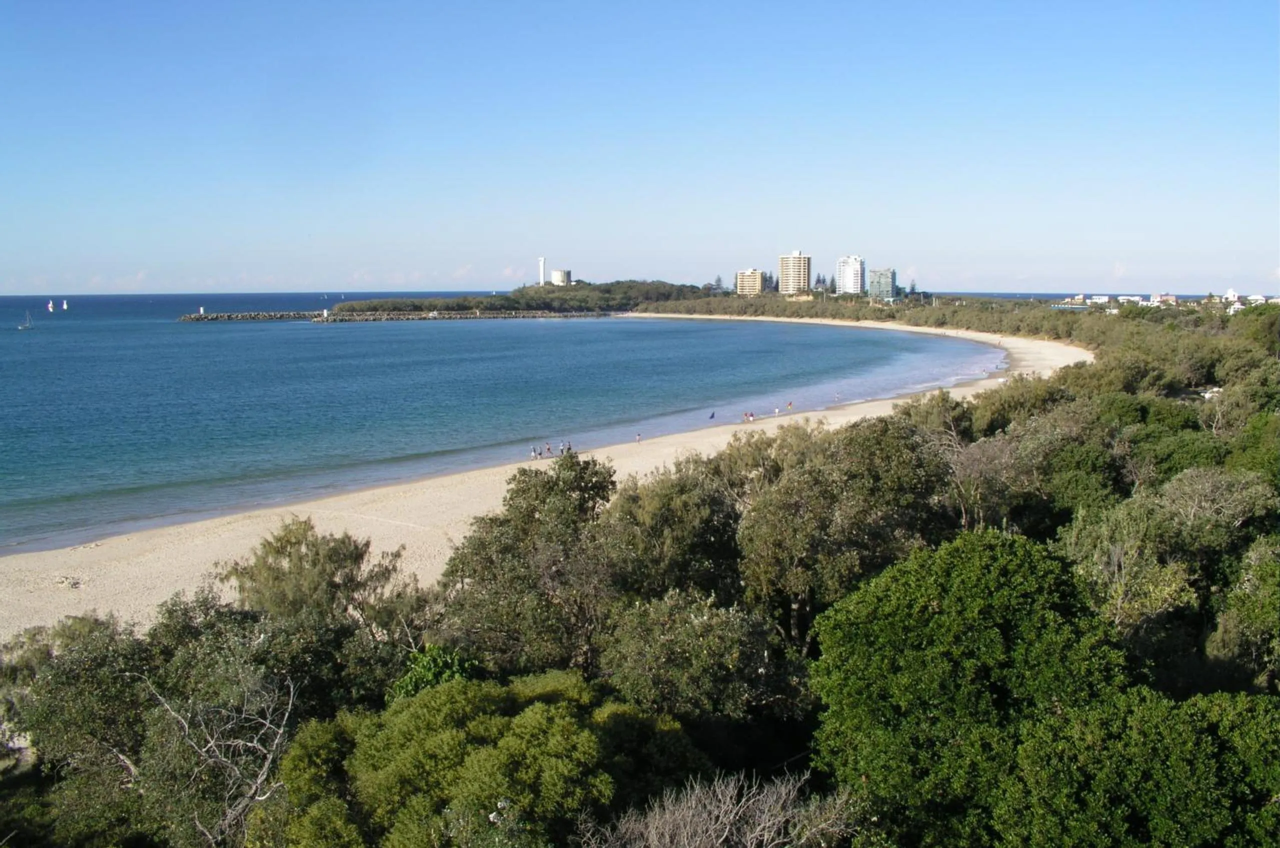 Beach in Mirra Chana Beachfront Apartments Mooloolaba